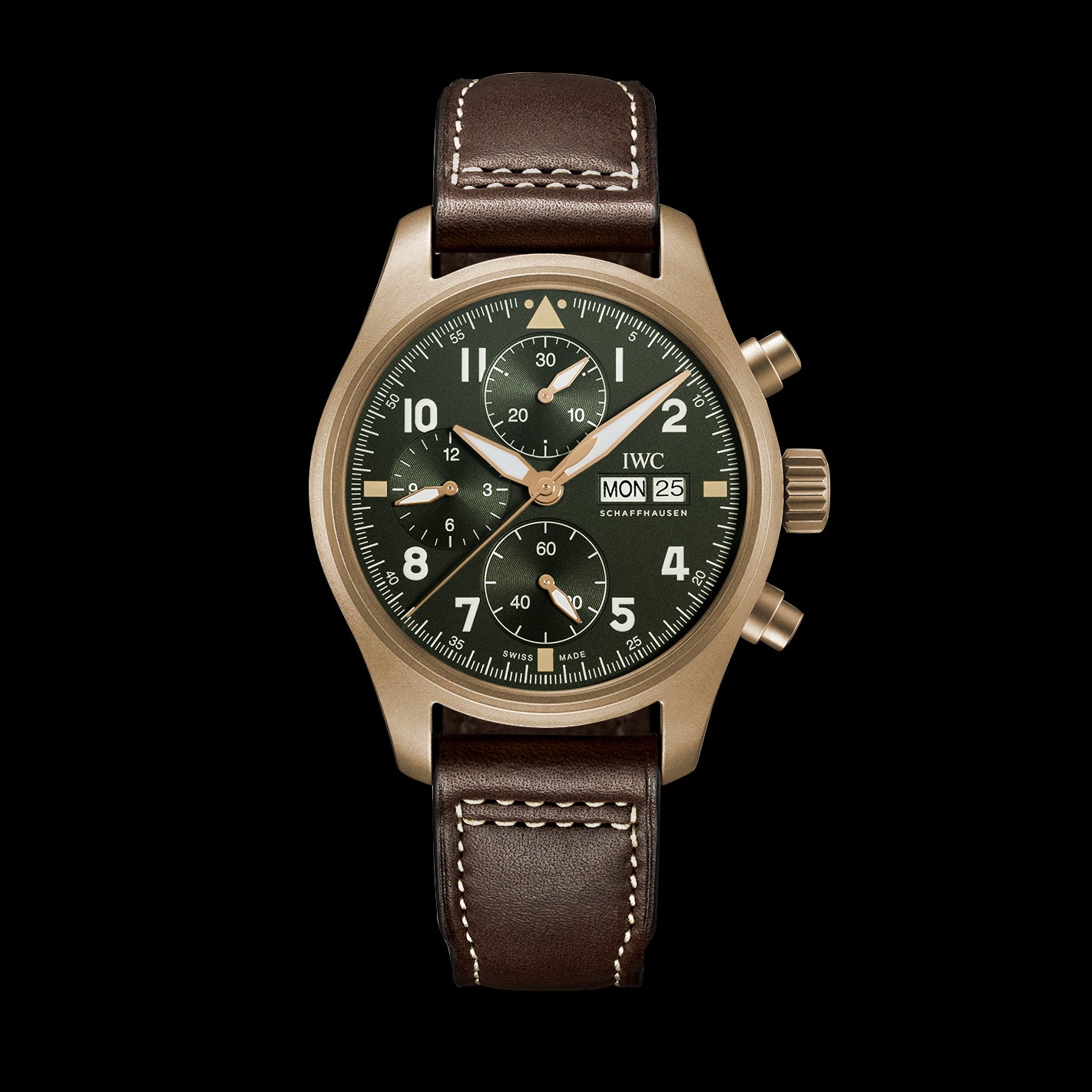 IWC Pilot’S Watch Chronograph Spitfire Watch, 41mm Green Dial, IW387902
