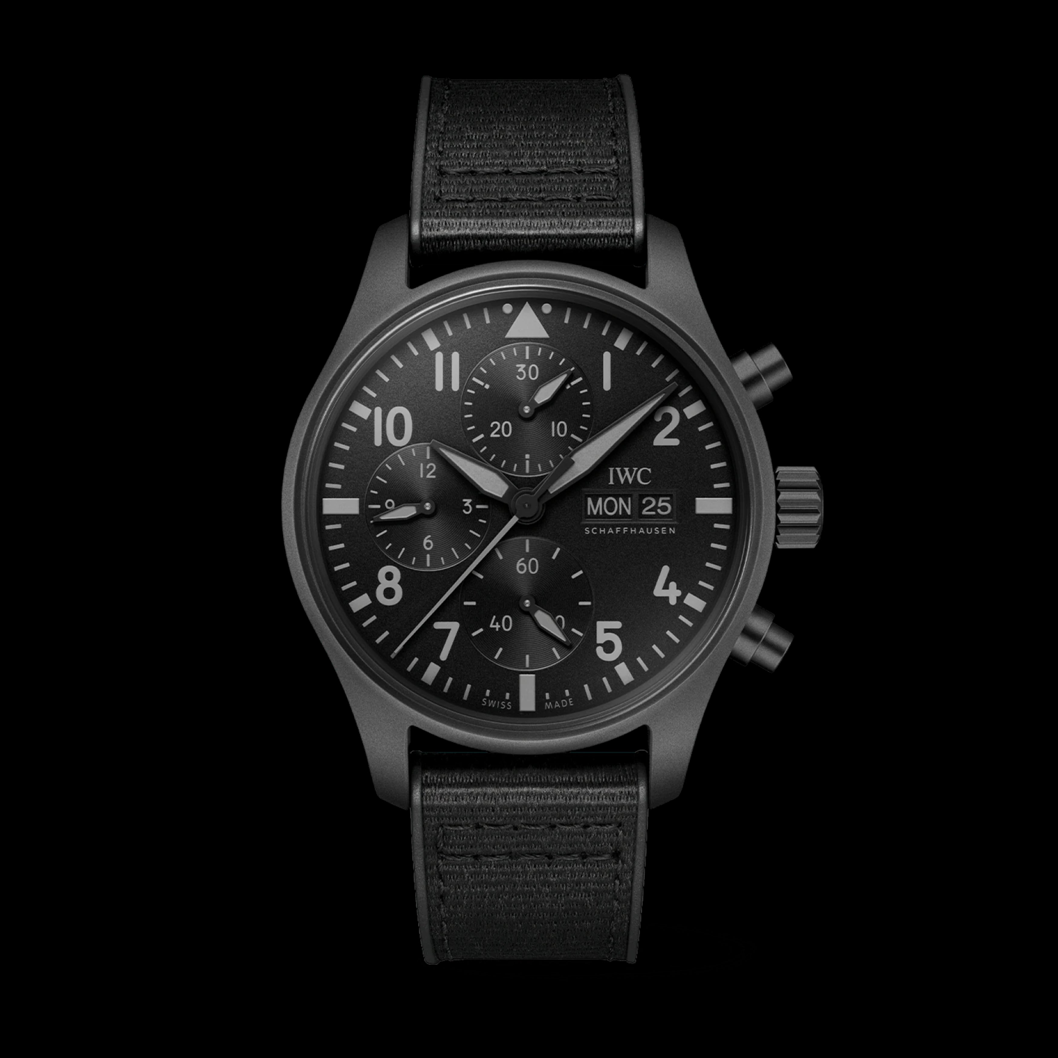 IWC Pilot’S Watch Chronograph 41 Top Gun Ceratanium® Watch, 41mm Black Dial, IW388106