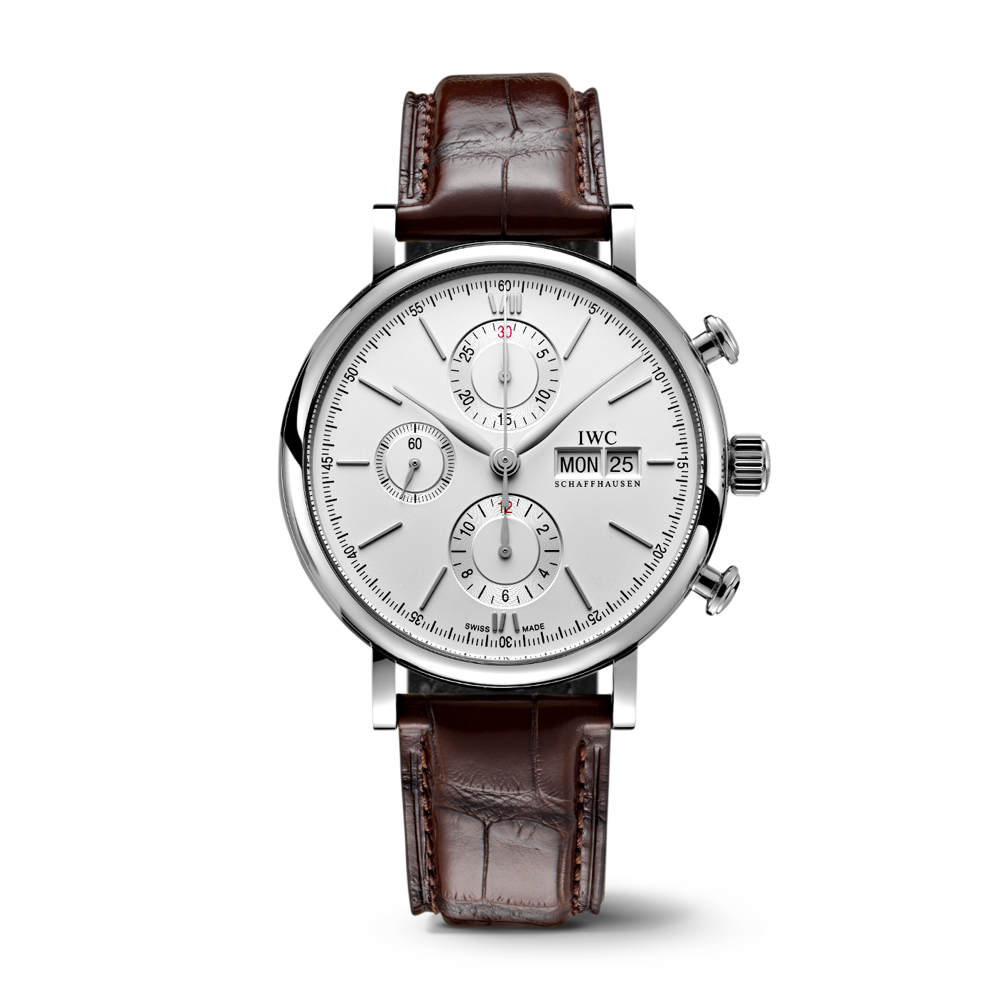 IWC Portofino Chronograph Watch, 42mm White Dial, IW391027