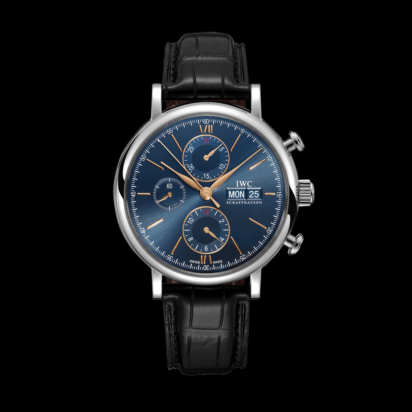 IWC Portofino Chronograph Watch, 42mm Blue Dial, IW391036
