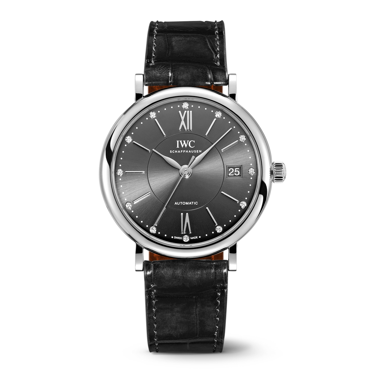 IWC Portofino Automatic 37 Watch, 37mm Grey Dial, IW458102