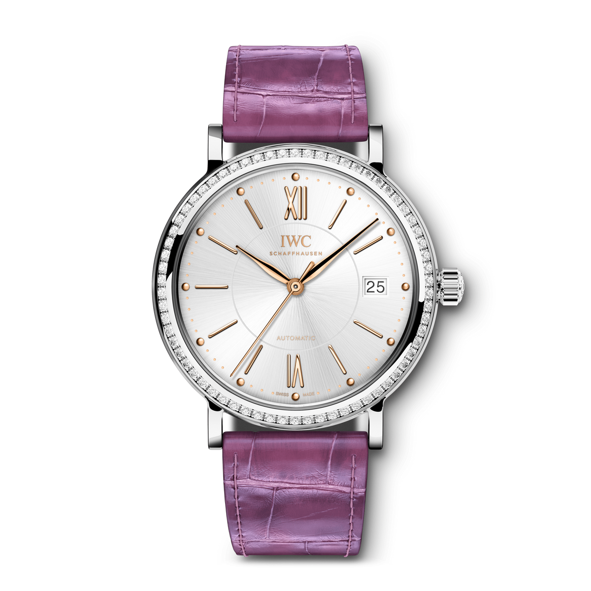 IWC Portofino Automatic 37 Watch, 37mm White Dial, IW458112