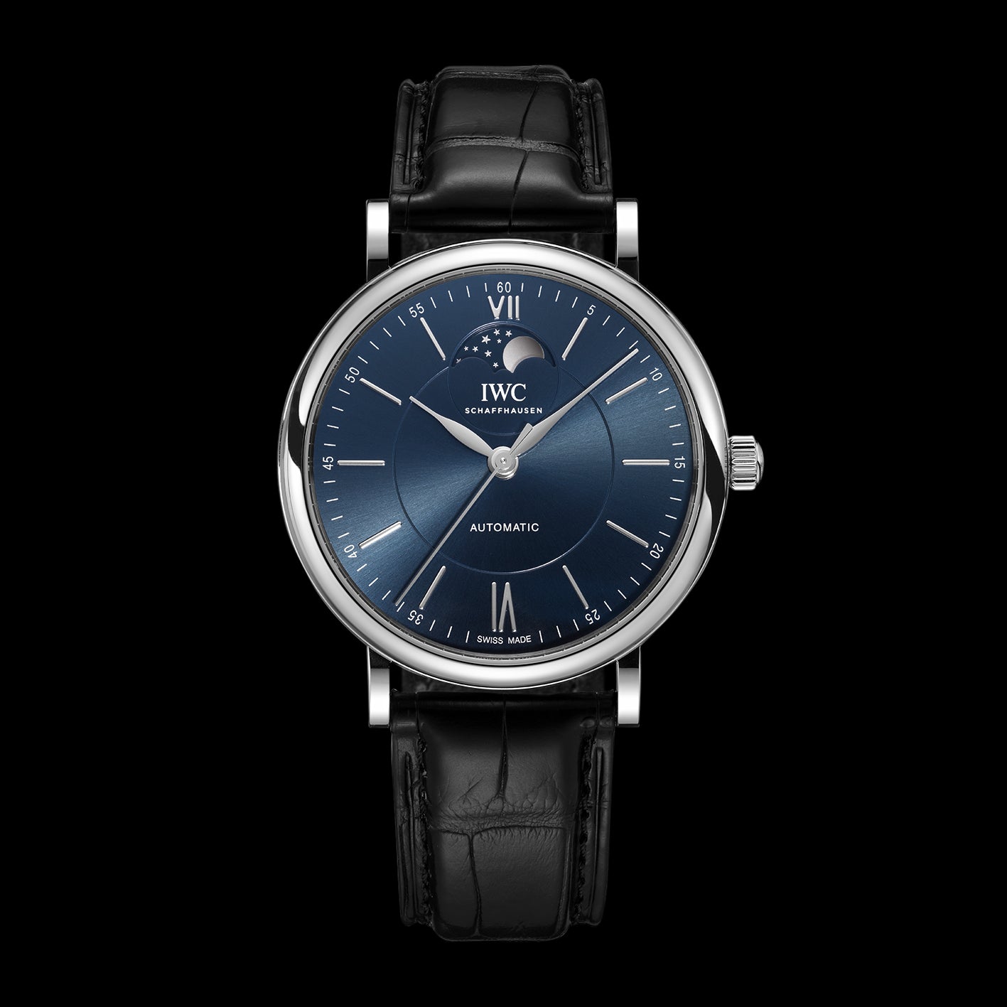 Iwc schaffhausen blue on sale dial