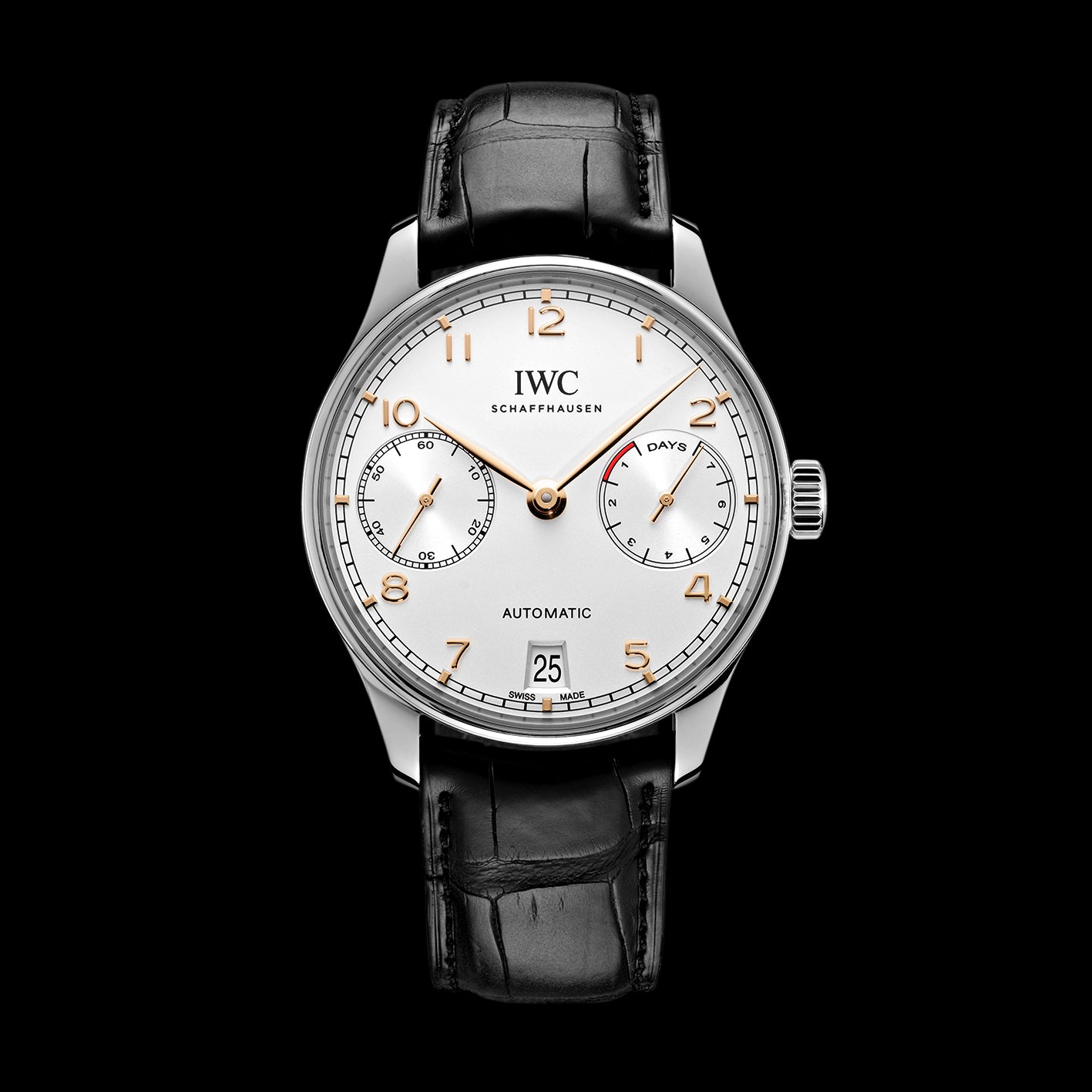 IWC Portugieser Automatic Watch 42.3mm White Dial IW500704