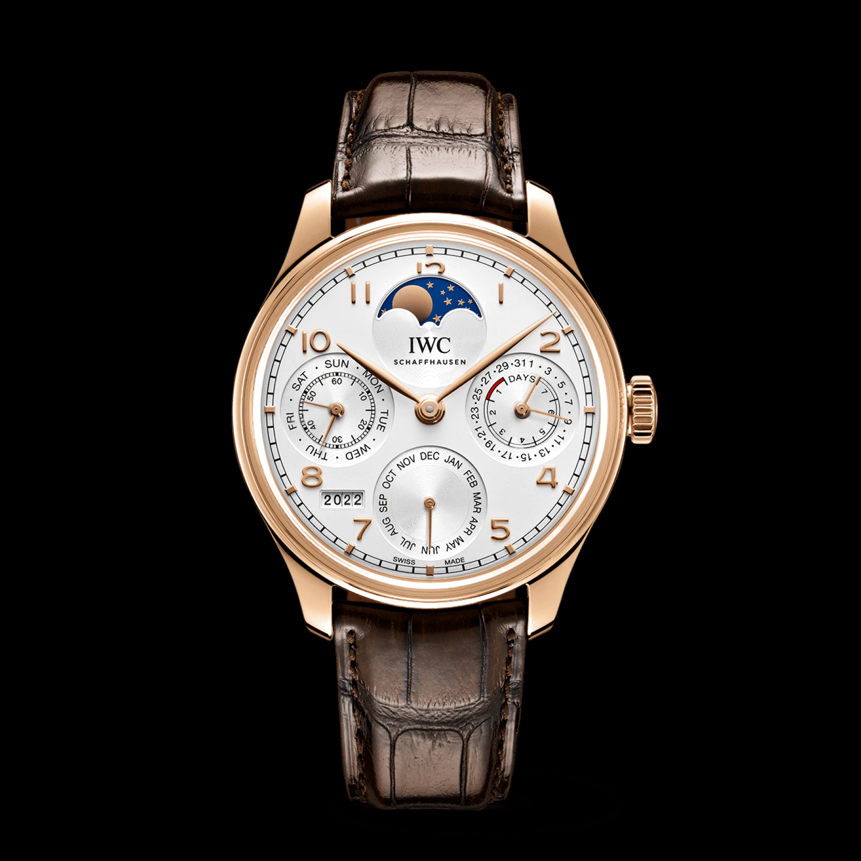 IWC Portugieser Perpetual Calendar Watch, 44.2mm White Dial, IW503302