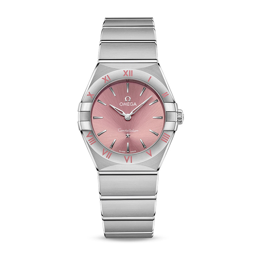 Omega Constellation Quartz Watch, 28mm Pink Dial, 131.10.28.60.11.001