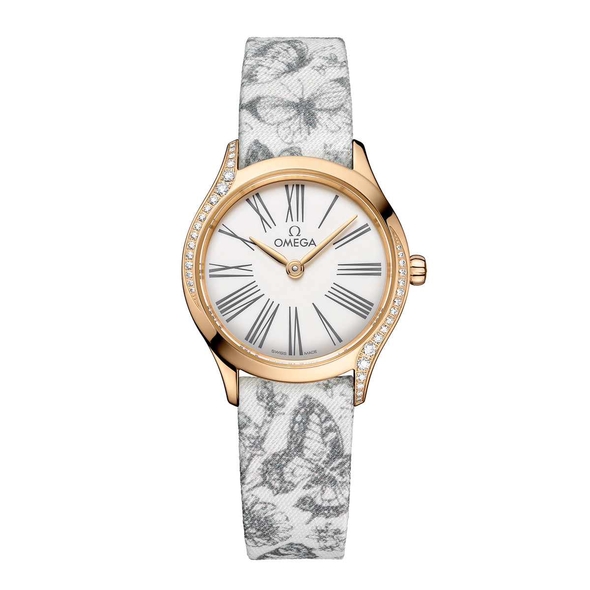 Omega De Ville Mini Trésor Quartz Watch, 26mm White Dial, 428.57.26.60.04.002