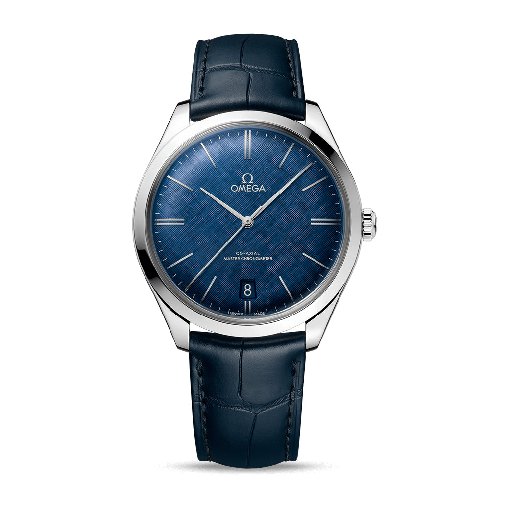 Omega De Ville Trésor Watch, 40mm Blue Dial, 435.13.40.21.03.001