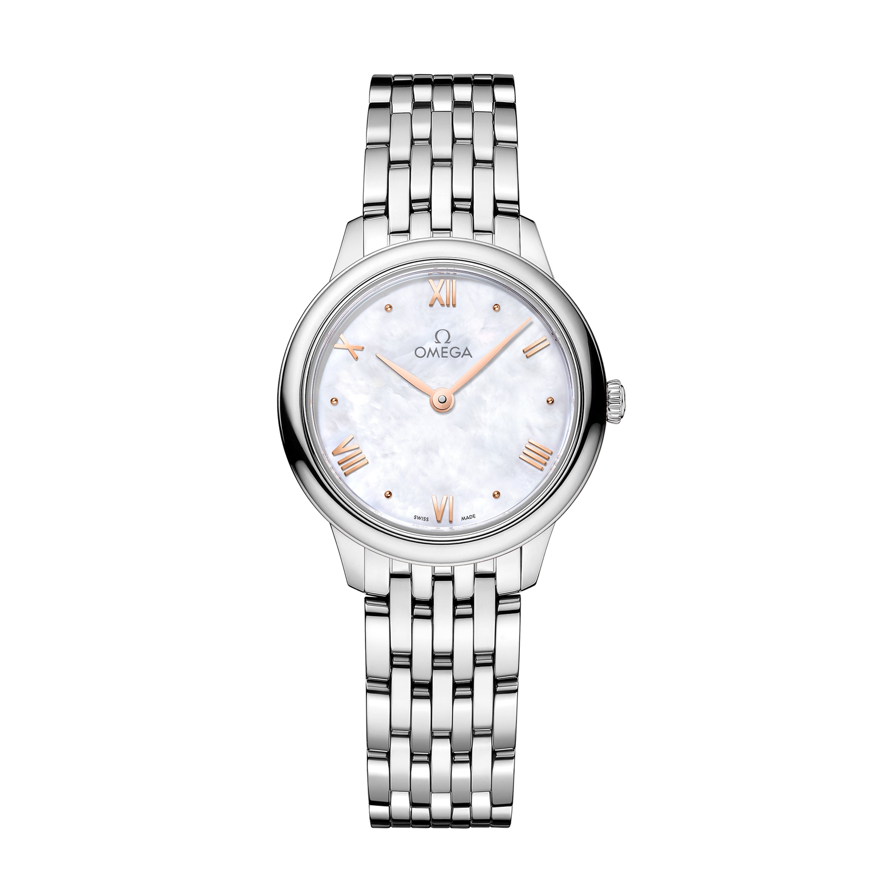 Omega De Ville Prestige Watch, 27.5mm Mother Of Pearl Dial, 434.10.28.60.05.001