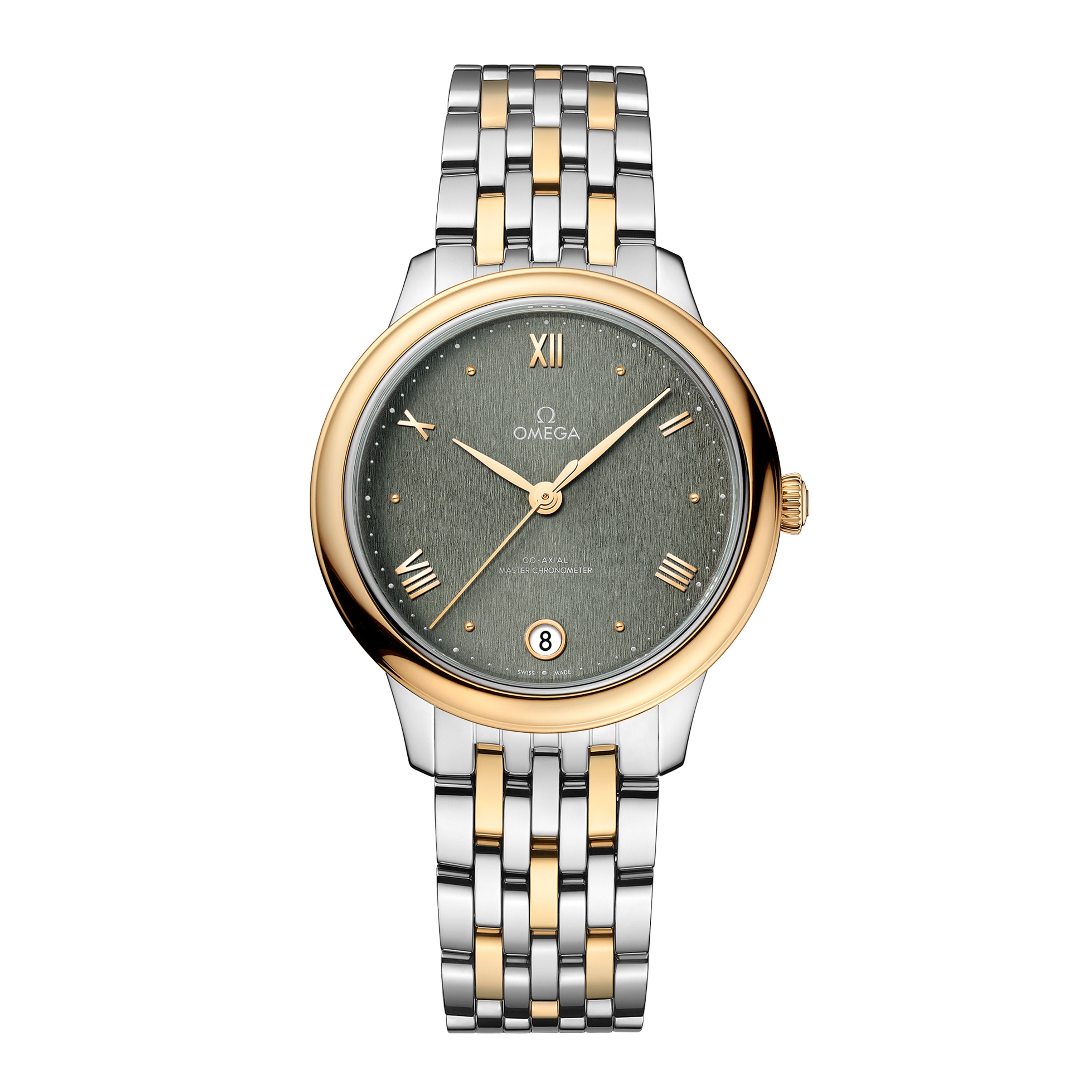 Omega De Ville Prestige Watch, 34mm Green Dial, 434.20.34.20.10.001