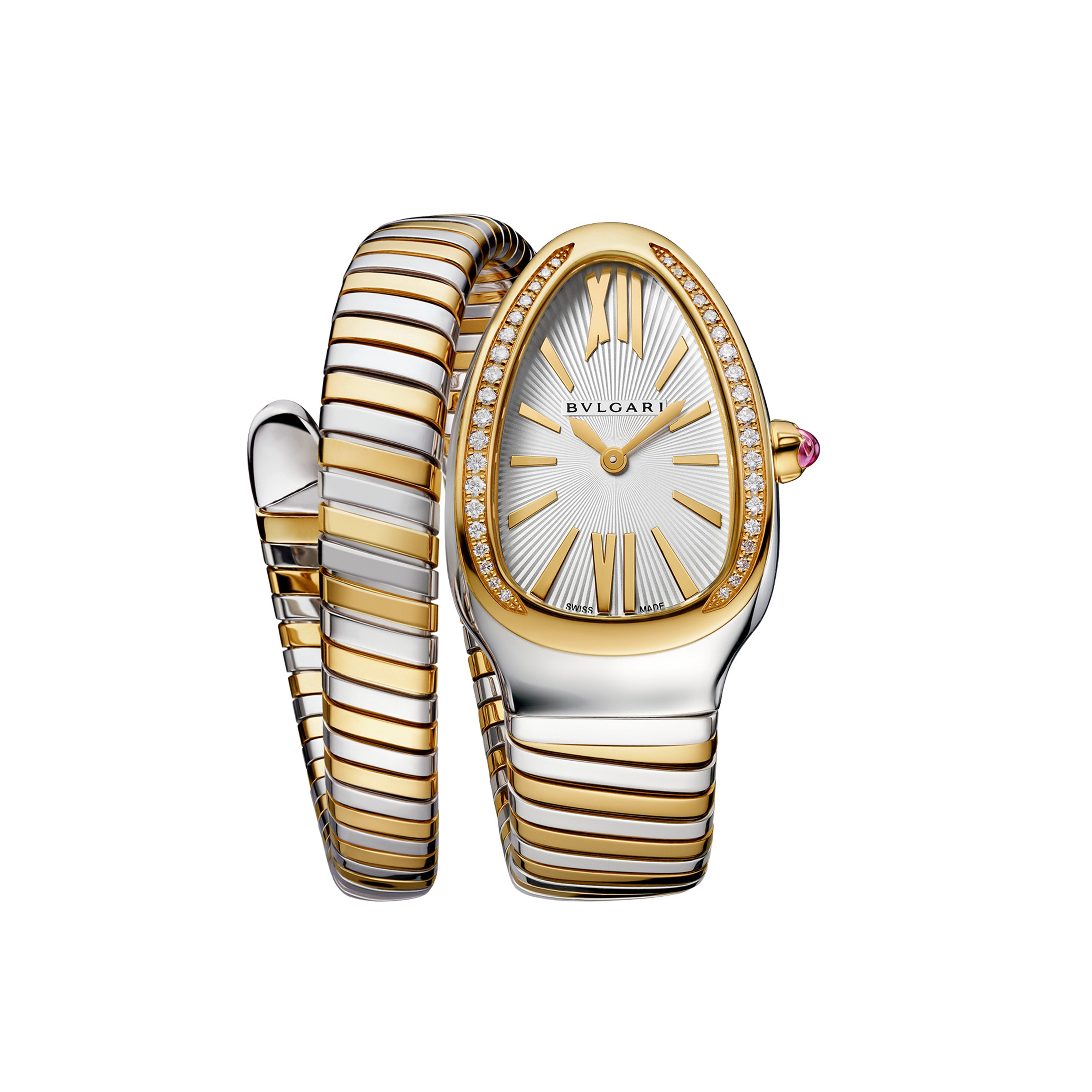 Bulgari Serpenti Tubogas Watch, 35mm Grey Dial, 103648