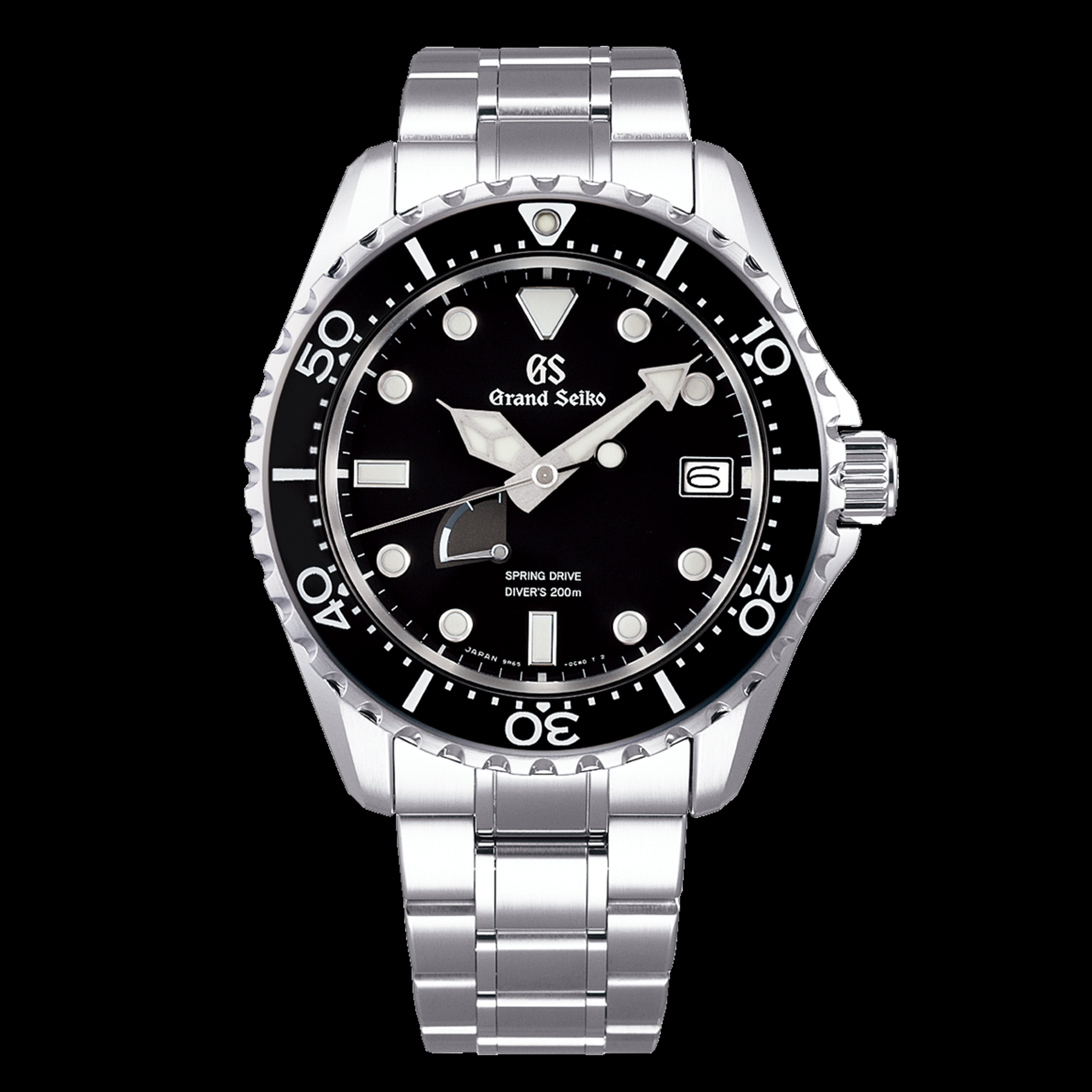 Grand Seiko Sport Watch, 44.2mm Black Dial, SBGA461