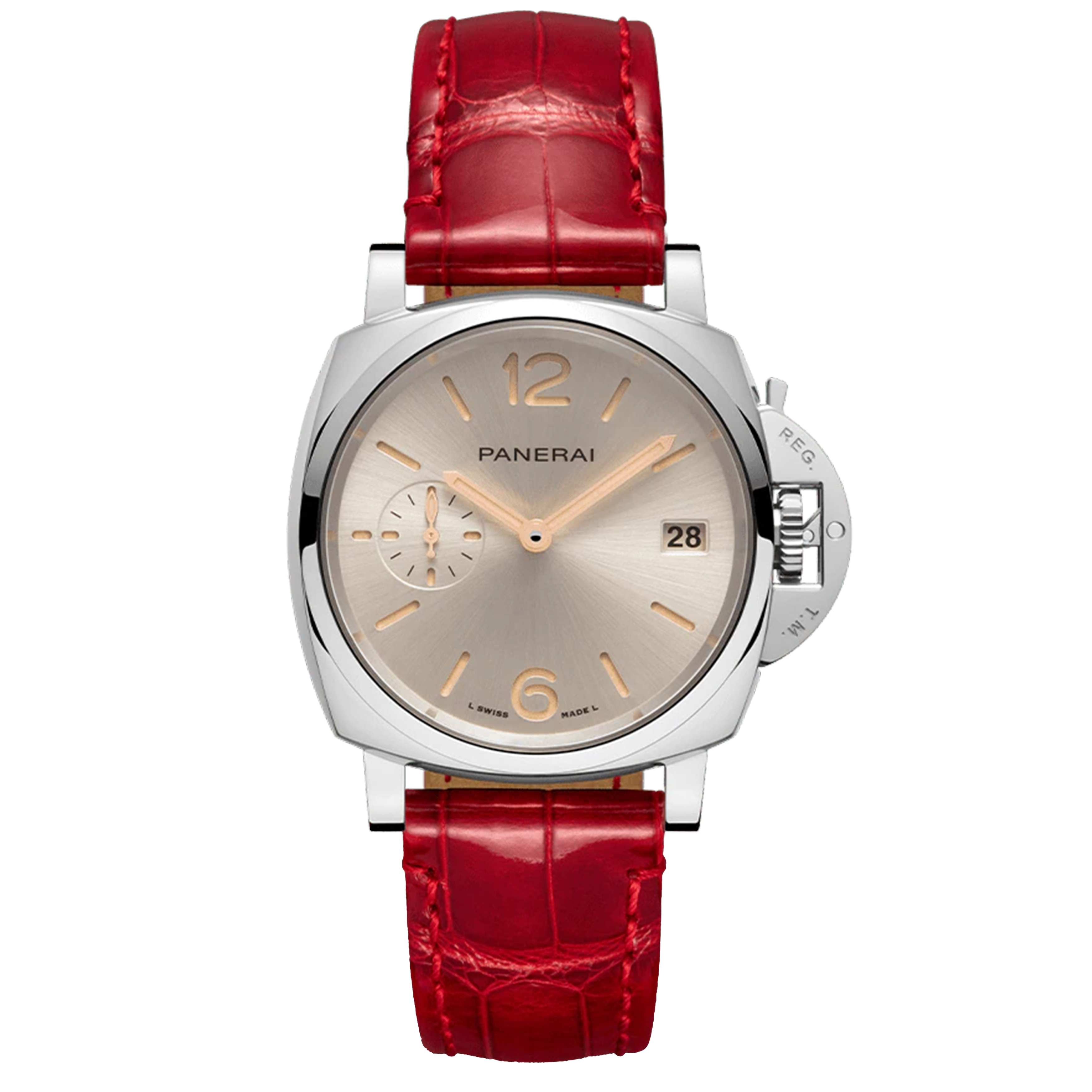 Panerai Luminor Due Watch, 38mm Grey Dial, PAM01248