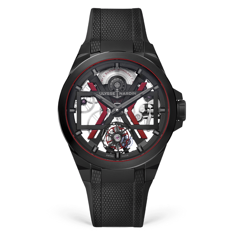 Ulysse Nardin Blast Tourbillon Watch, 45mm Black Dial, 1723-400-3A/BLACK
