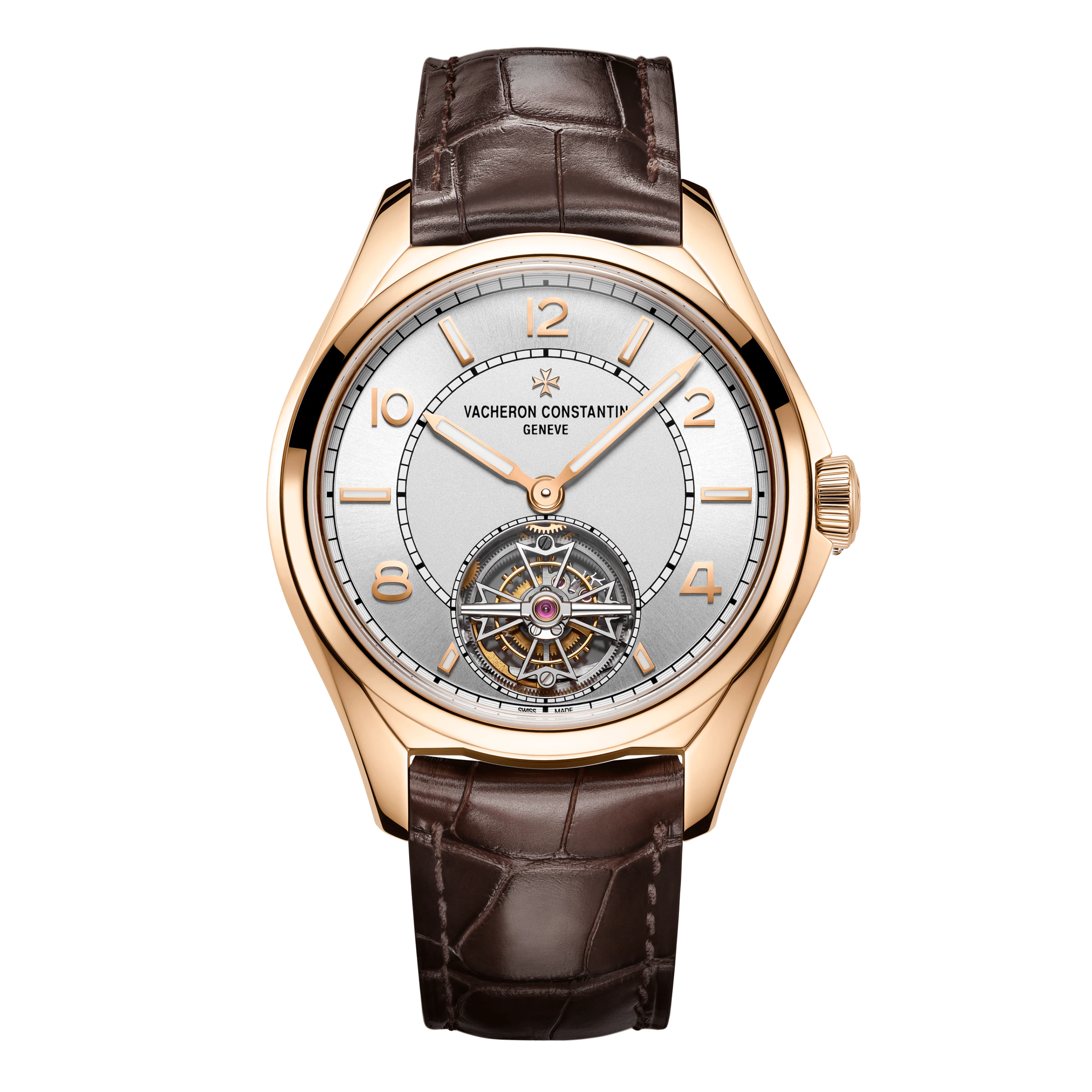 Vacheron Constantin Fiftysix Tourbillon Watch, 41mm Brown Dial, 6000E/000R-B488