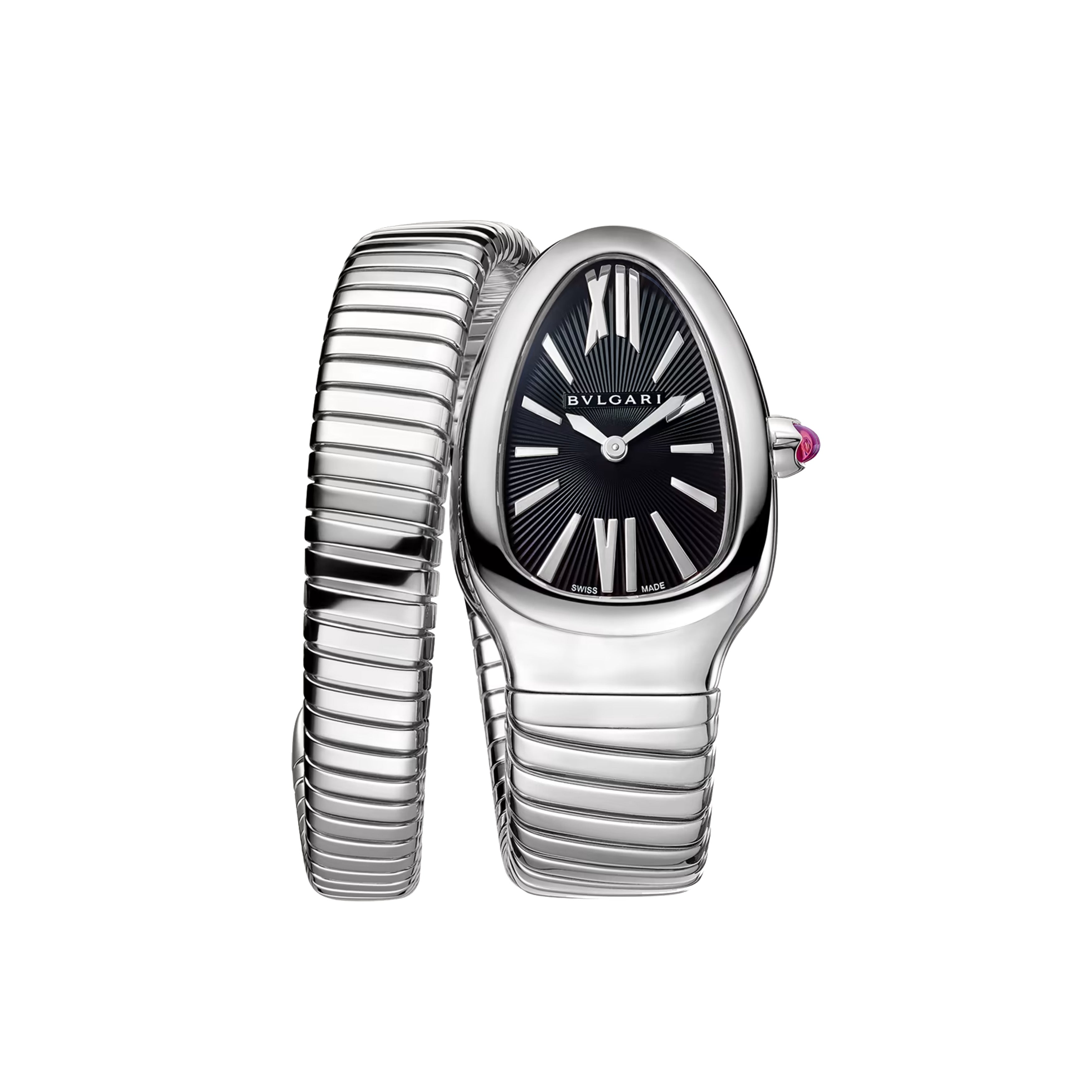Bulgari Serpenti Tubogas Watch, 35mm Black Dial, 102824