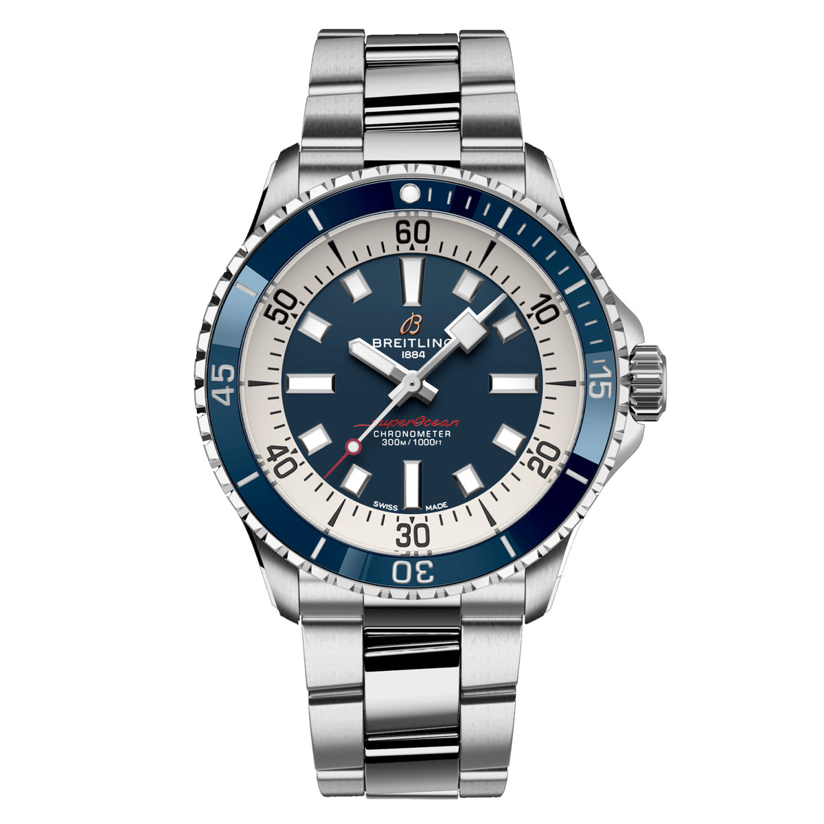 Breitling Superocean Automatic Watch, 42mm Blue Dial, A17375E71C1A1