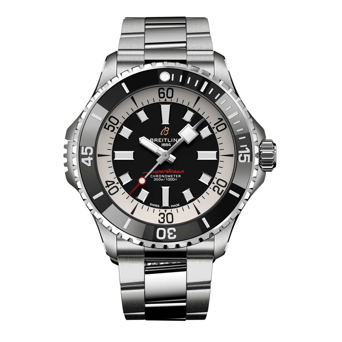 Breitling Superocean Automatic Watch, 46mm Black Dial, A17378211B1A1