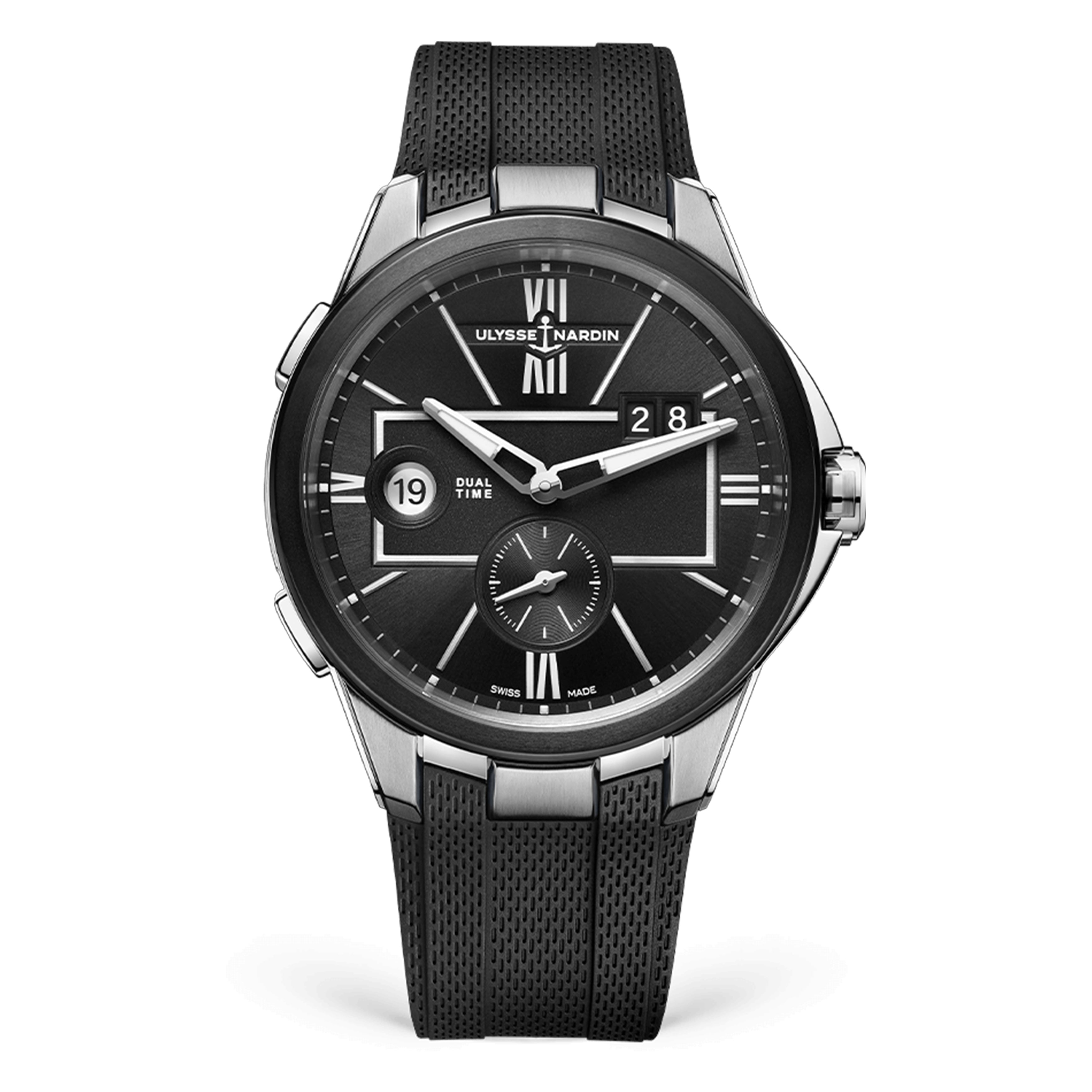 Ulysse Nardin Blast Dual Time Watch, 42mm Black Dial, 243-20-3/42