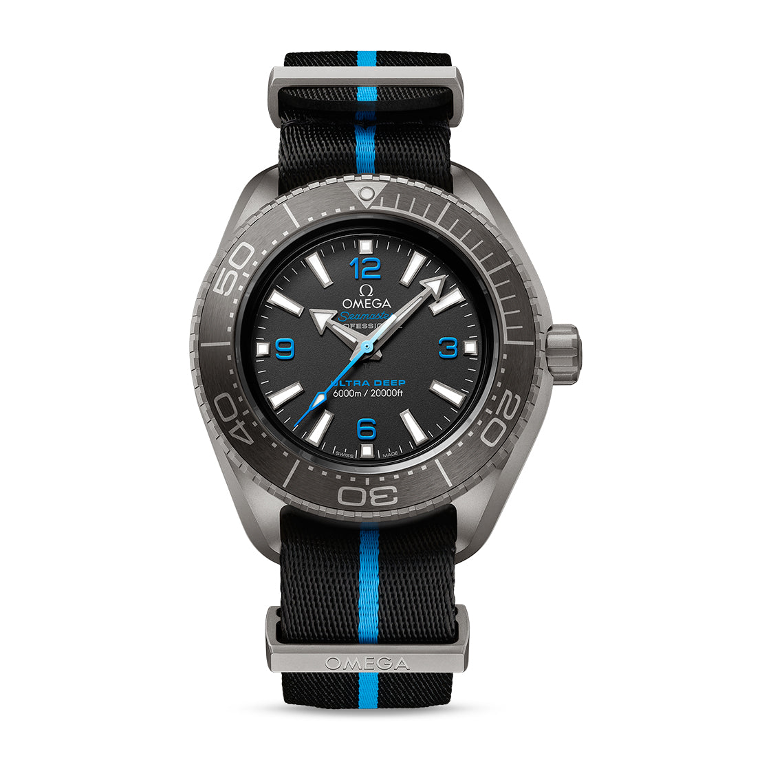 Omega Seamaster Planet Ocean 6000m Ultra Deep Watch, 45.5mm Black Dial, 215.92.46.21.01.001