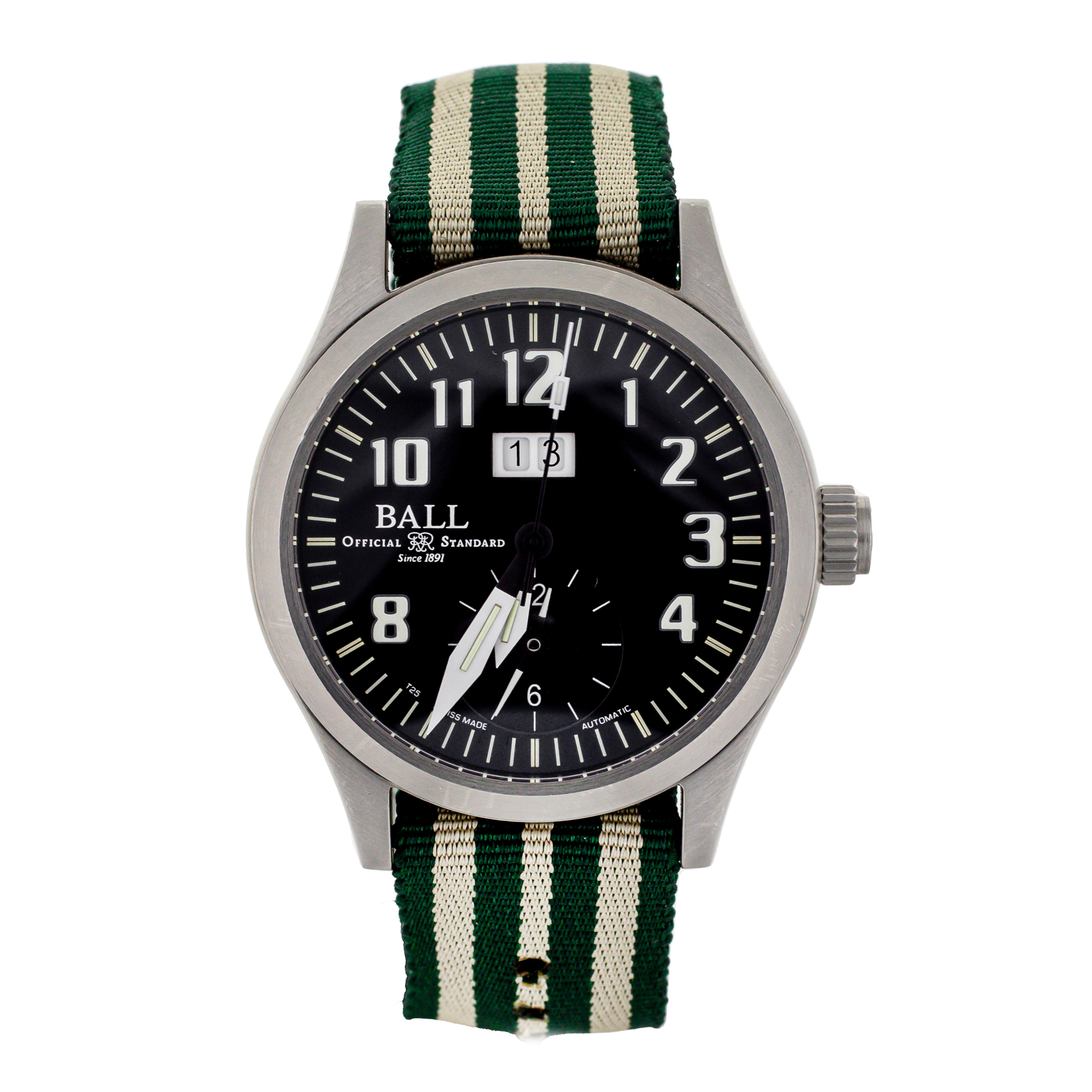 Ball Engineer Master II Voyager Black Dial Nato 40mm GM2286C-S6J-BK Full Set