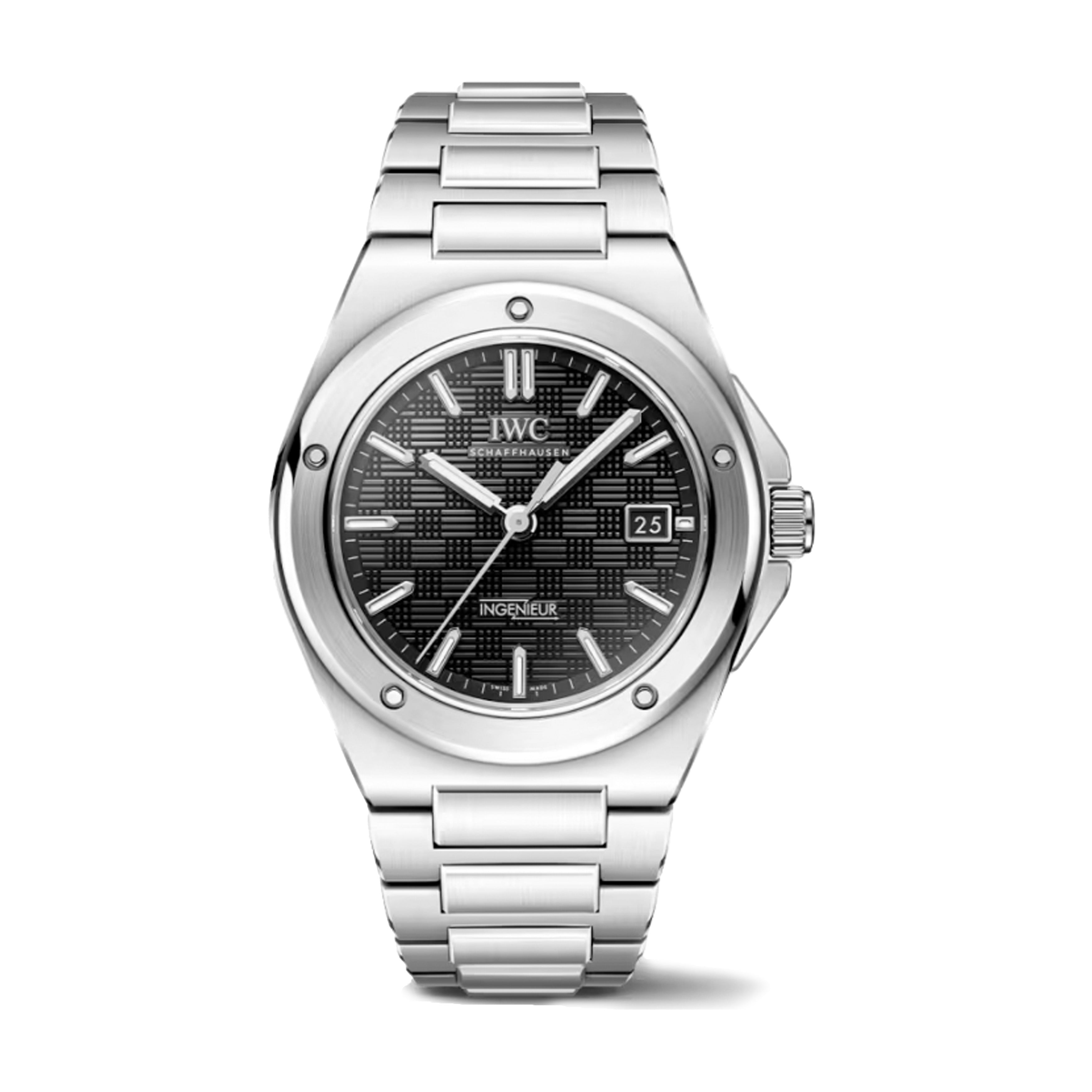 IWC Ingenieur Automatic 40 Watch, 40mm Black Dial, IW328901