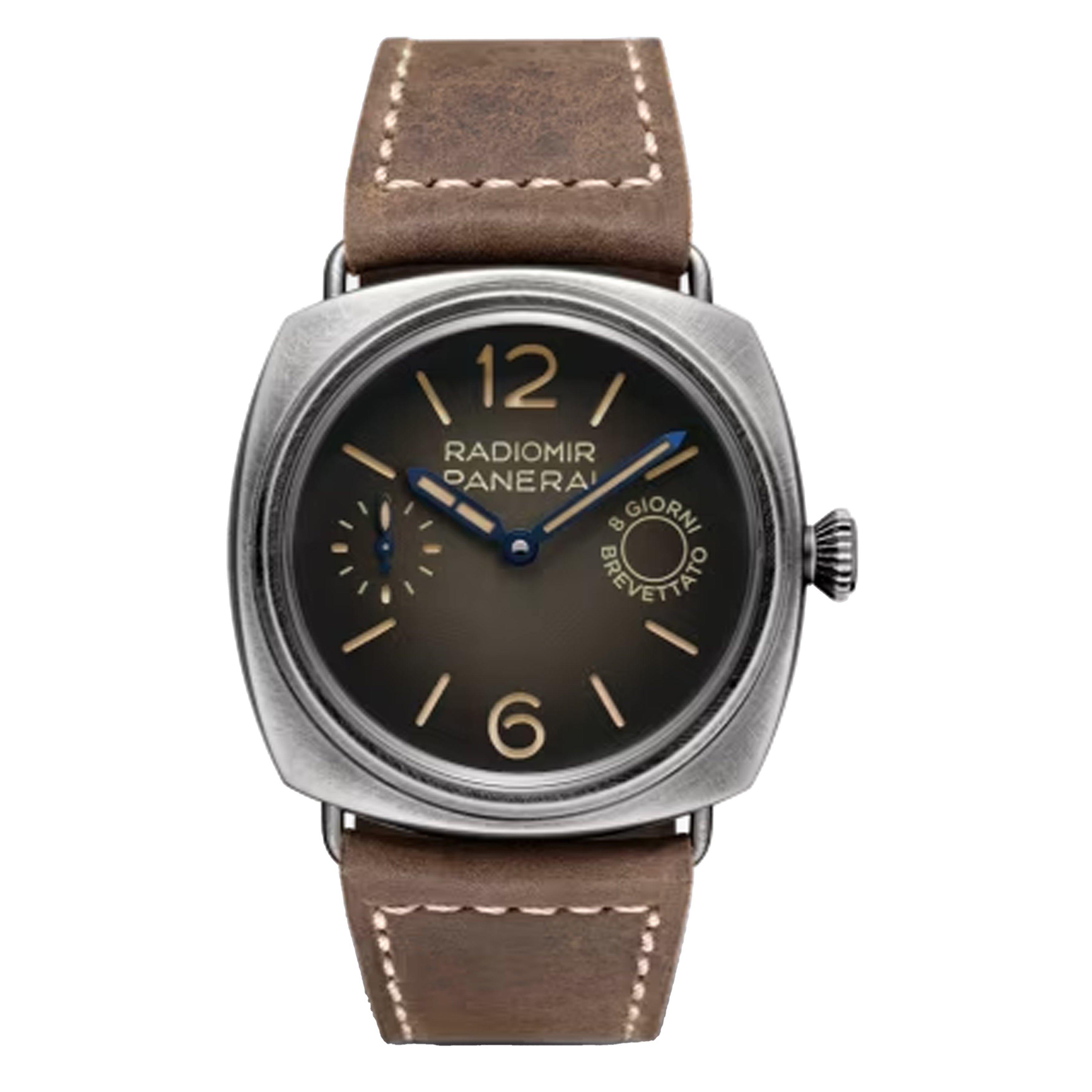 Panerai Radiomir Otto Giorni Watch, 45mm Brown Dial, PAM01347