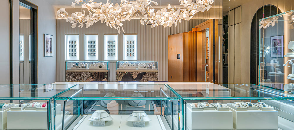 Mag Mile Burdeen's Jewelry boutique interior