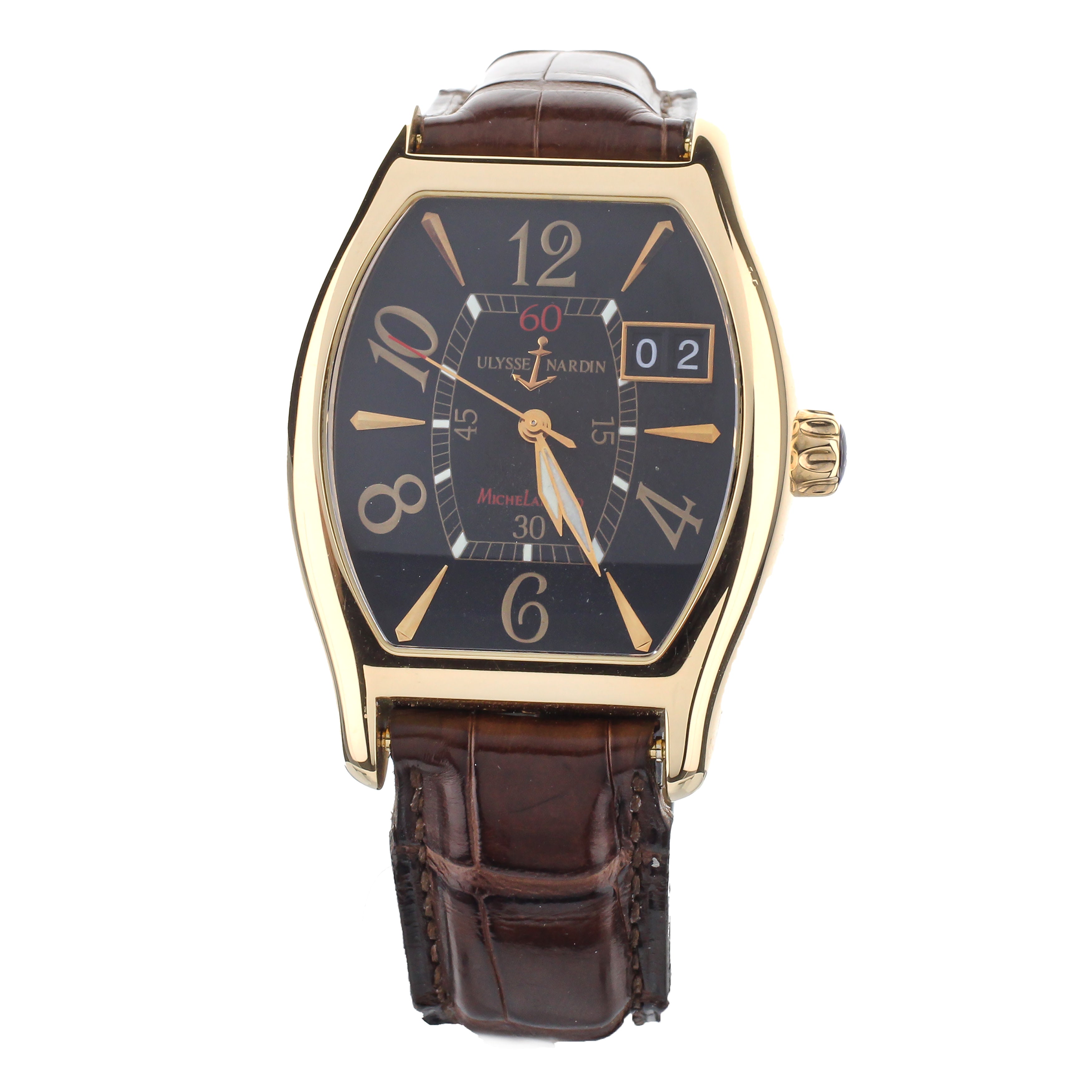 Ulysse Nardin Michelangelo Big Date Black Dial Rose Gold 36MM 236 68