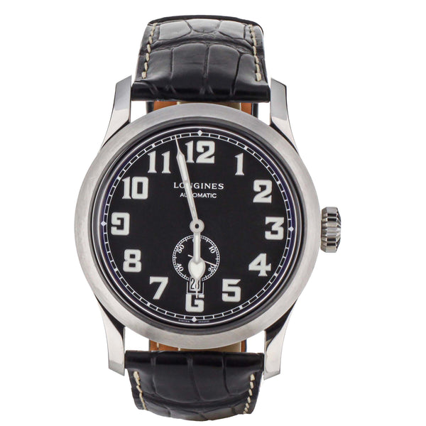 Longines Heritage Military  Stainless Steel Black Dial 44mm L2.811.4.53.0