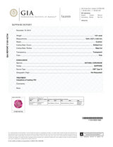 Custom Natural Modified Cushion Pink Sapphire Diamond Halo Ring