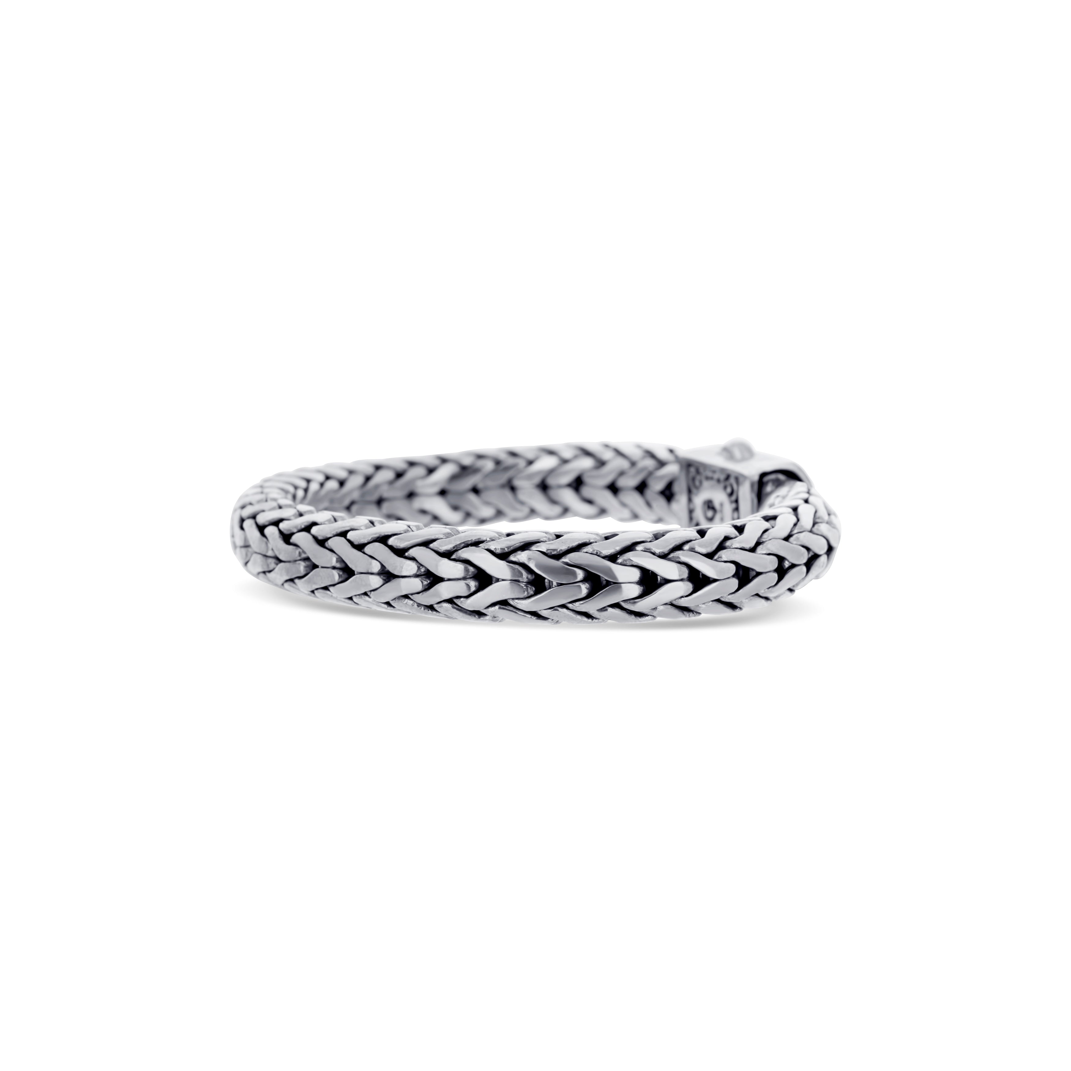 Men's Sterling Silver Woven Bracelet
