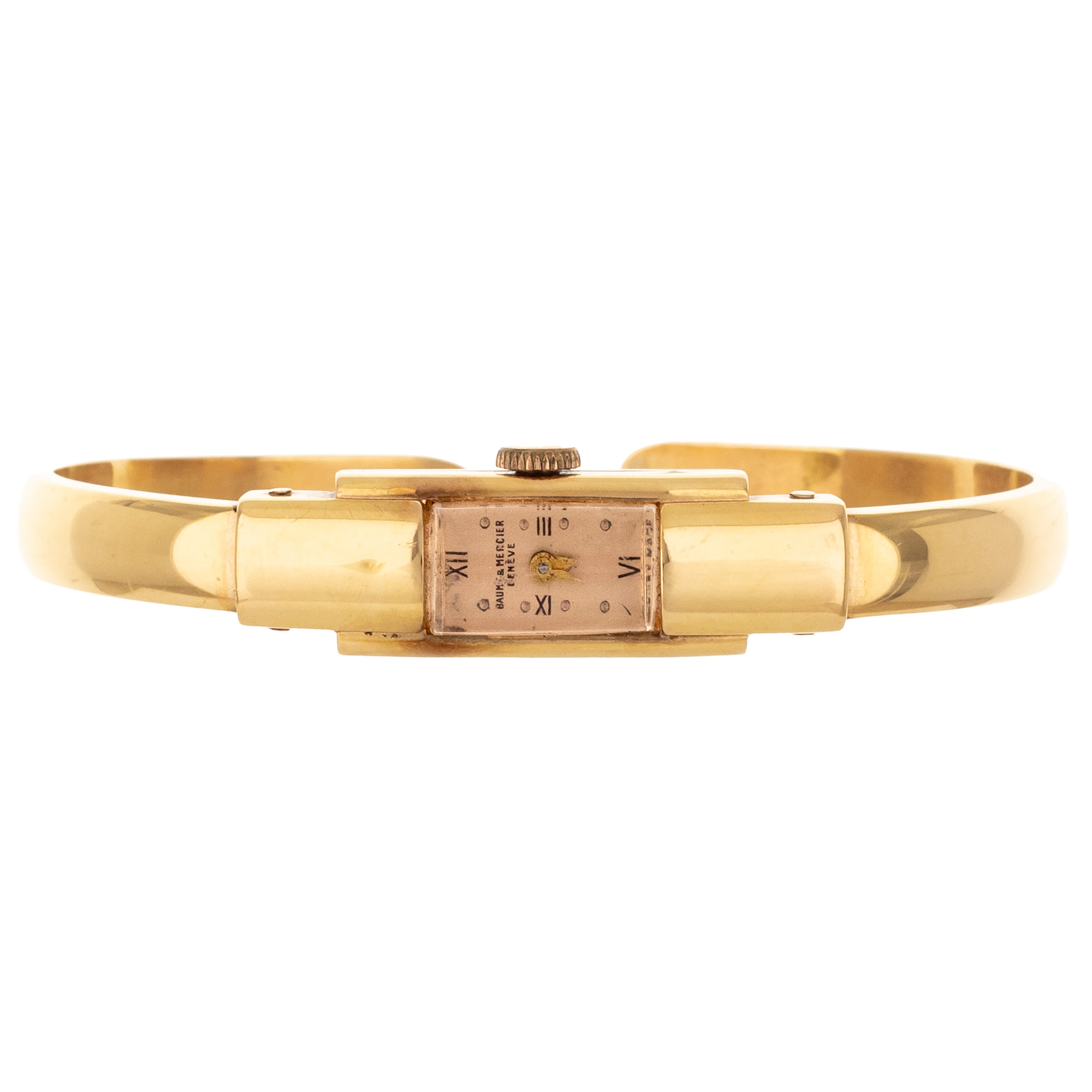 Women Rose Gold Brass American Diamond Rose Gold-Plated Kada Bracelet –  shopnccollection