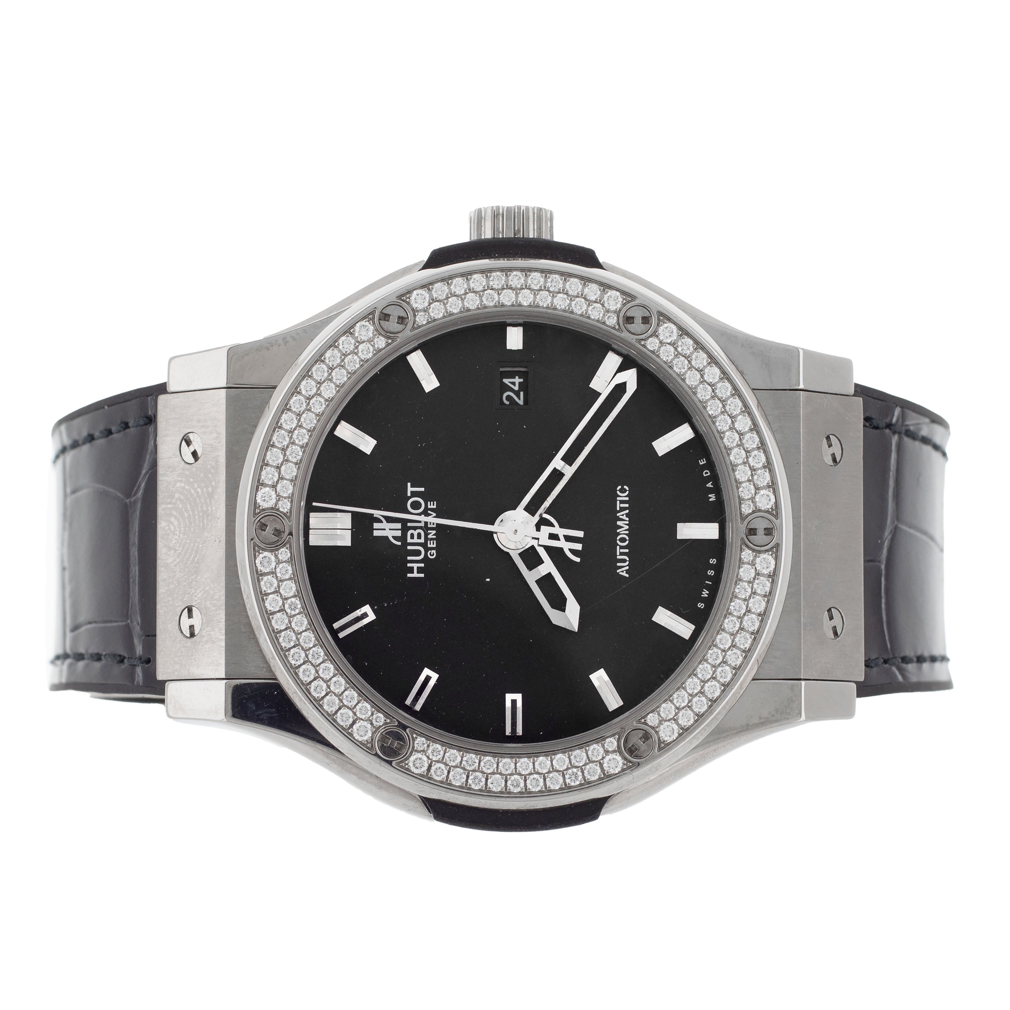 Hublot Classic Fusion Titanium Black Dial 42mm 542.NX.1171.LR.1104