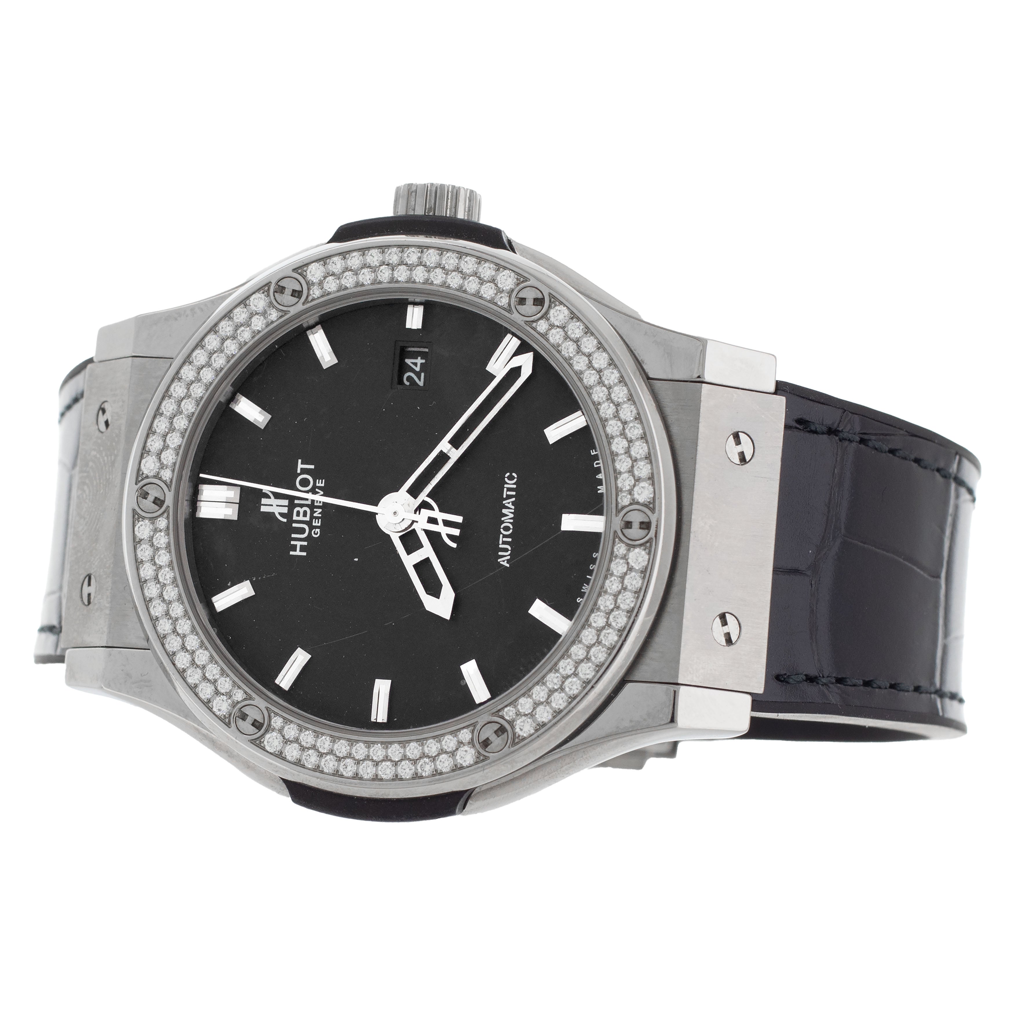 Hublot Classic Fusion Titanium Black Dial 42mm 542.NX.1171.LR.1104