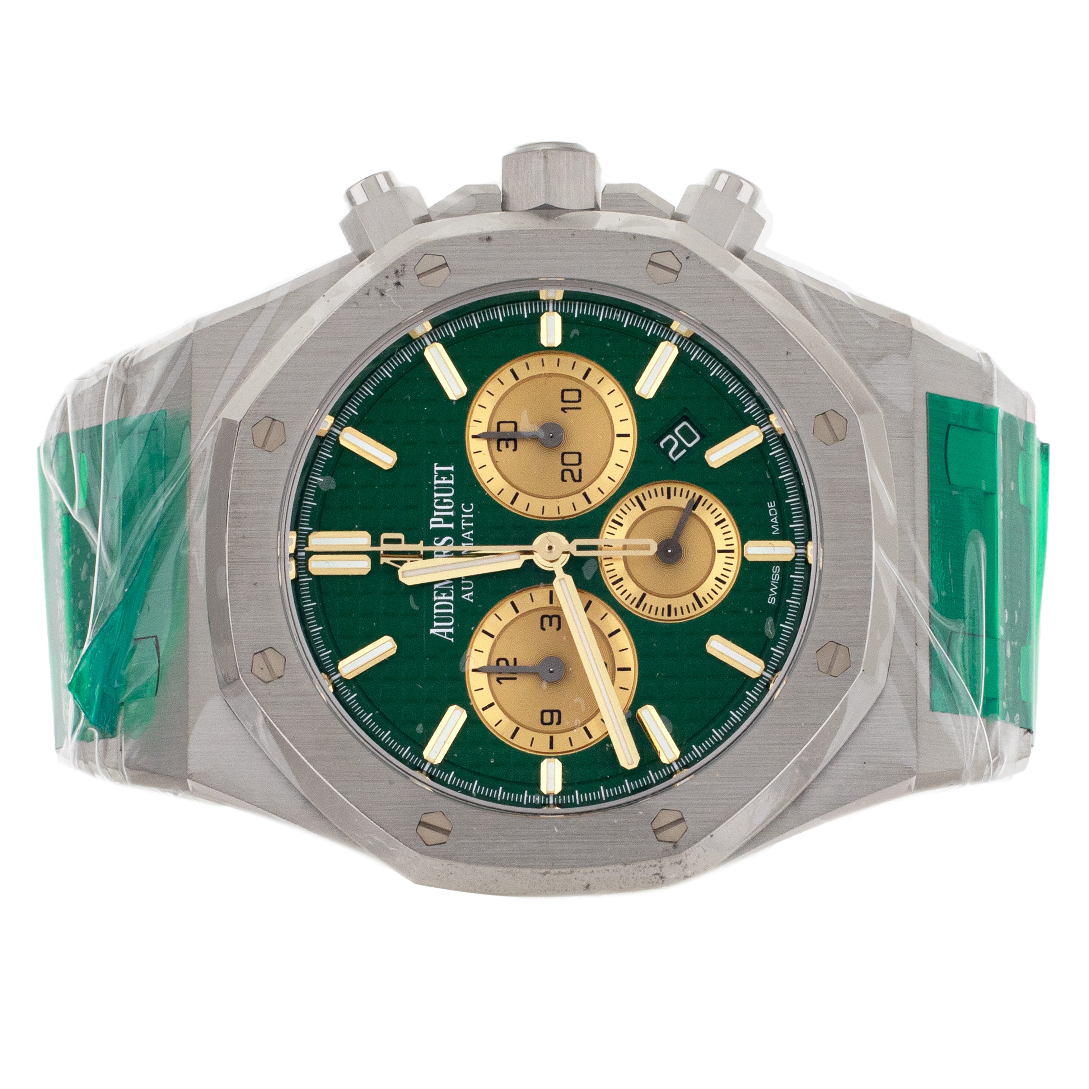 Audemars Piguet Royal Oak Platinum Singapore Green Platinum 26332PT Fu