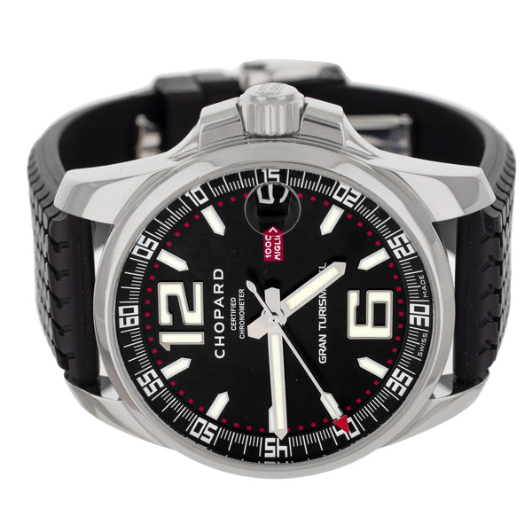 Chopard Gran Turismo XL Black Dial Steel Automatic 44MM 168997-3001 Watch Only