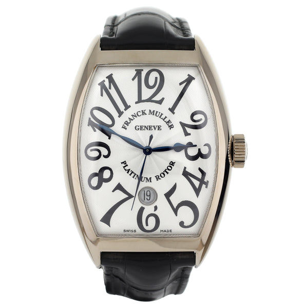 Frank Muller Casablanca Silver Dial White Gold  37X48MM 8880 SC DT