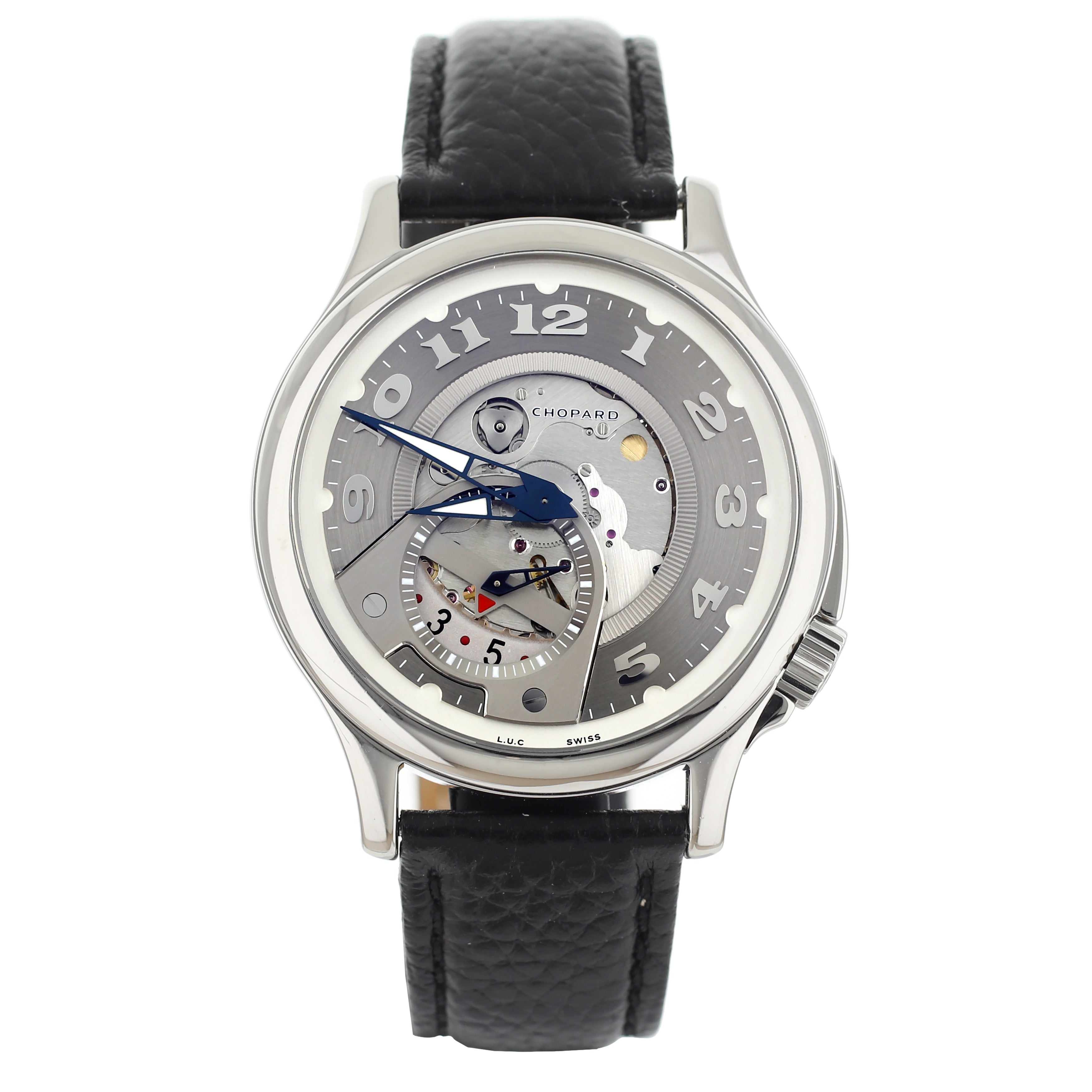 Chopard L.U.C. Tech Twist Stainless Steel Silver Dial Skeleton 41mm 84