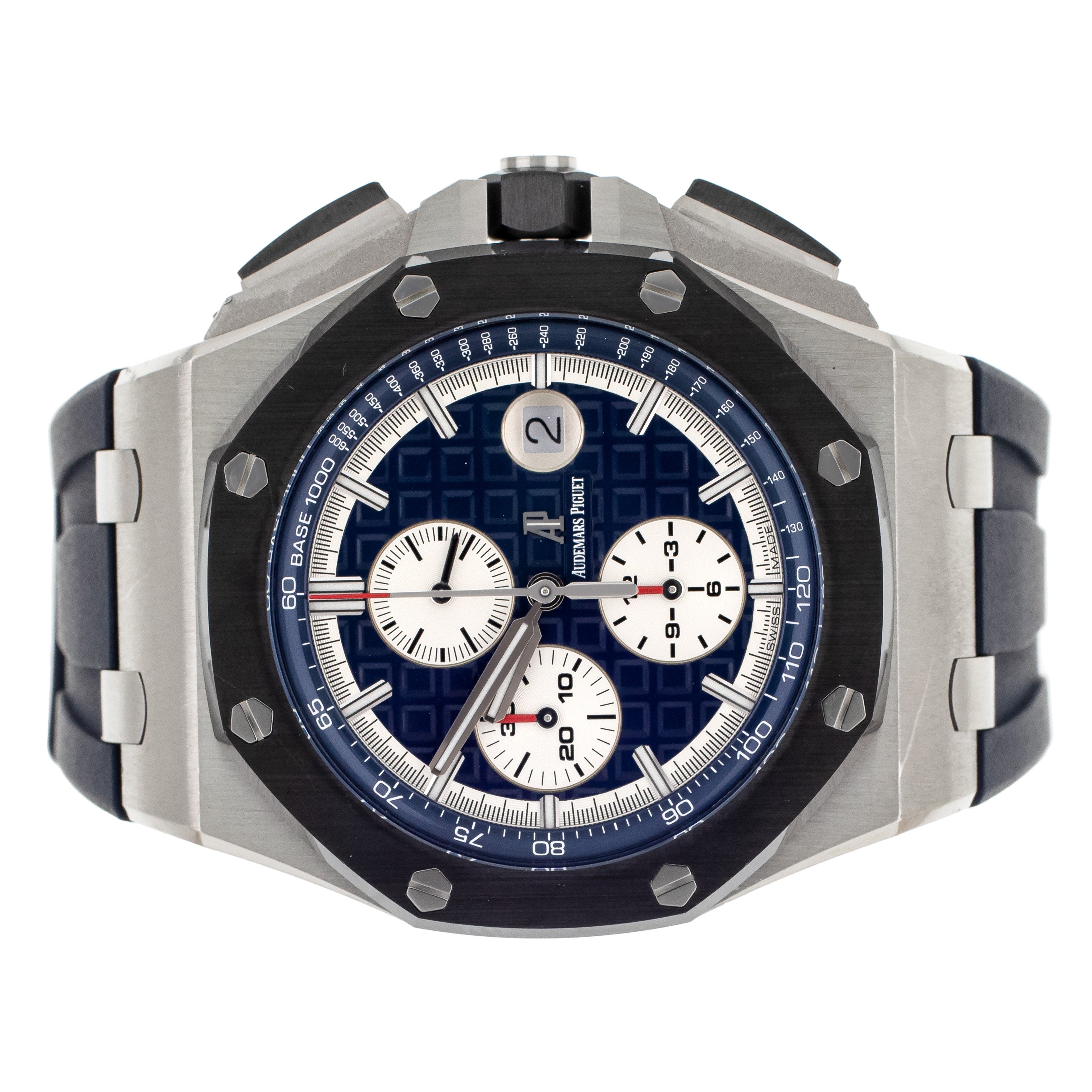 Audemars Piguet Royal Oak Offshore Blue Dial Platinum 44mm 26401PO.OO.A018CR.01