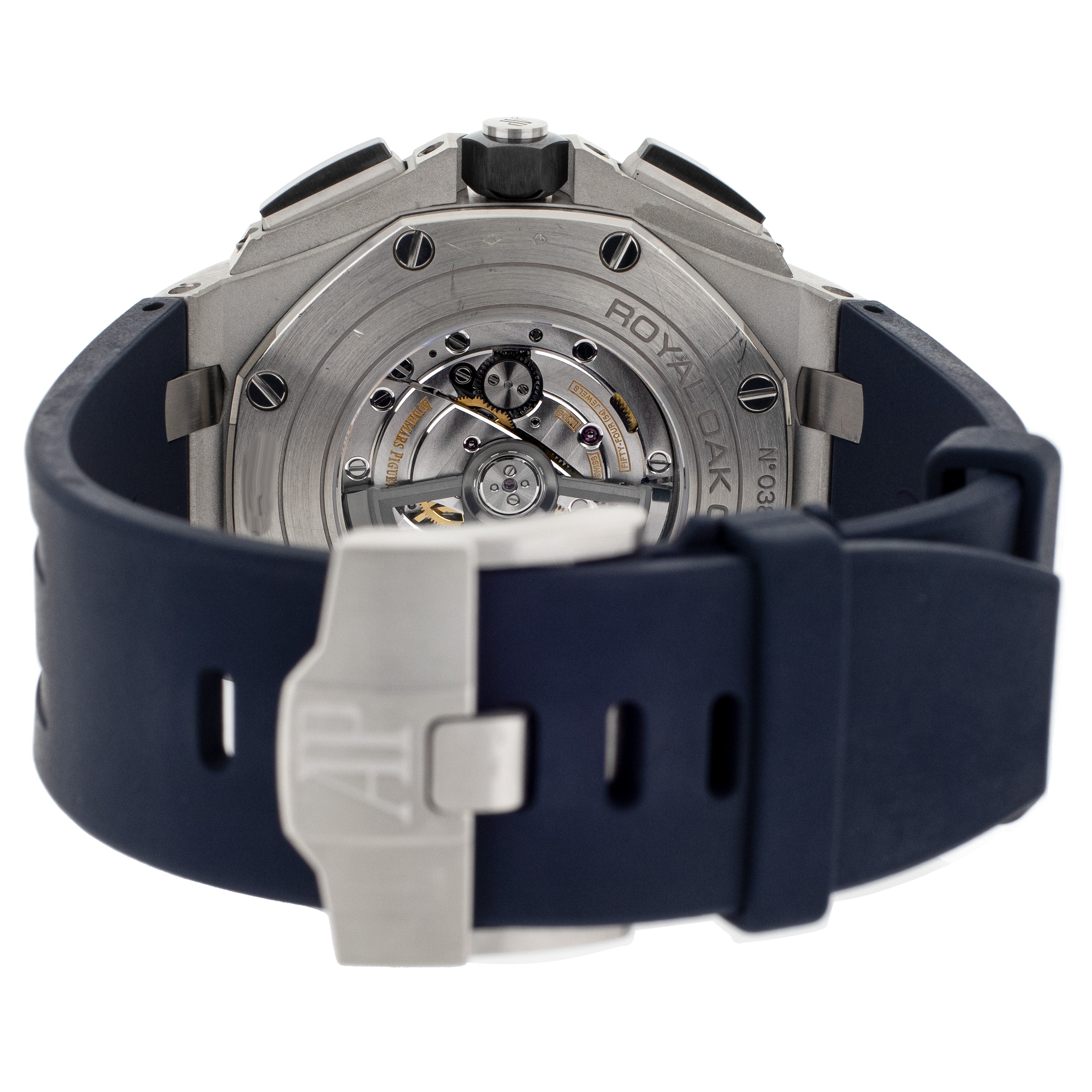 Audemars Piguet Royal Oak Offshore Blue Dial Platinum 44mm 26401PO.OO.A018CR.01