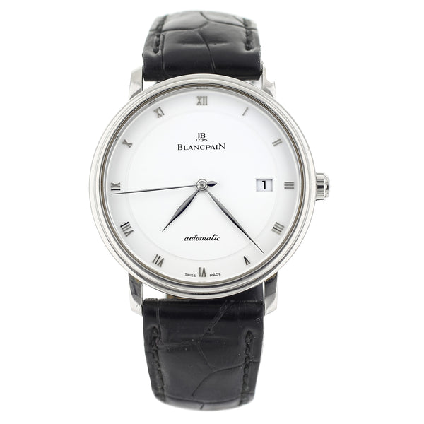 Blancpain Villeret Ultra Slim White Dial Stainless Steel 37.5mm 6223-1127-55B