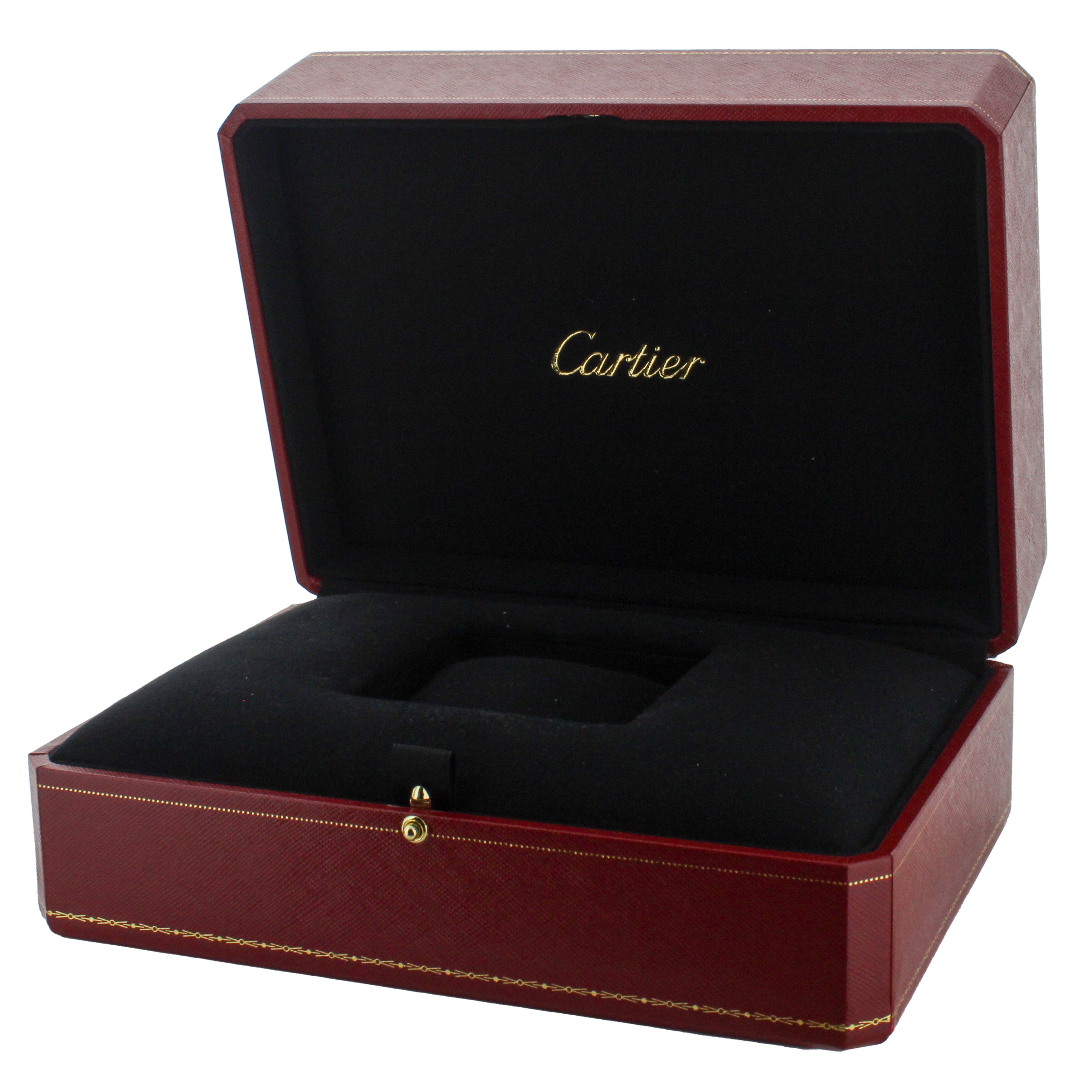Cartier Santos Large Skeleton Stainless Steel Bracelet 40mm WHSA0015 Full Set