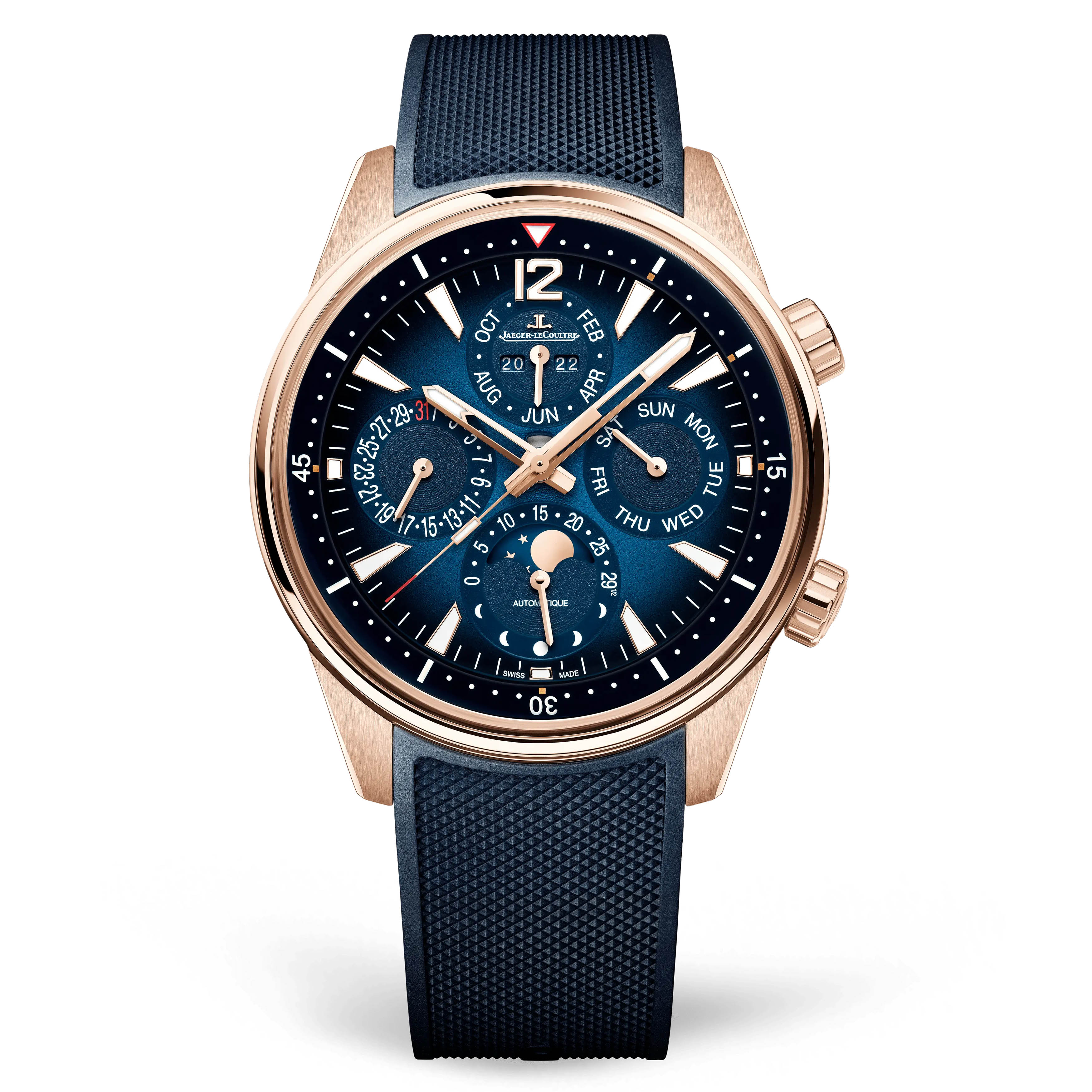Jaeger LeCoultre Polaris Perpetual Watch, 42mm Blue Dial, Q908269J