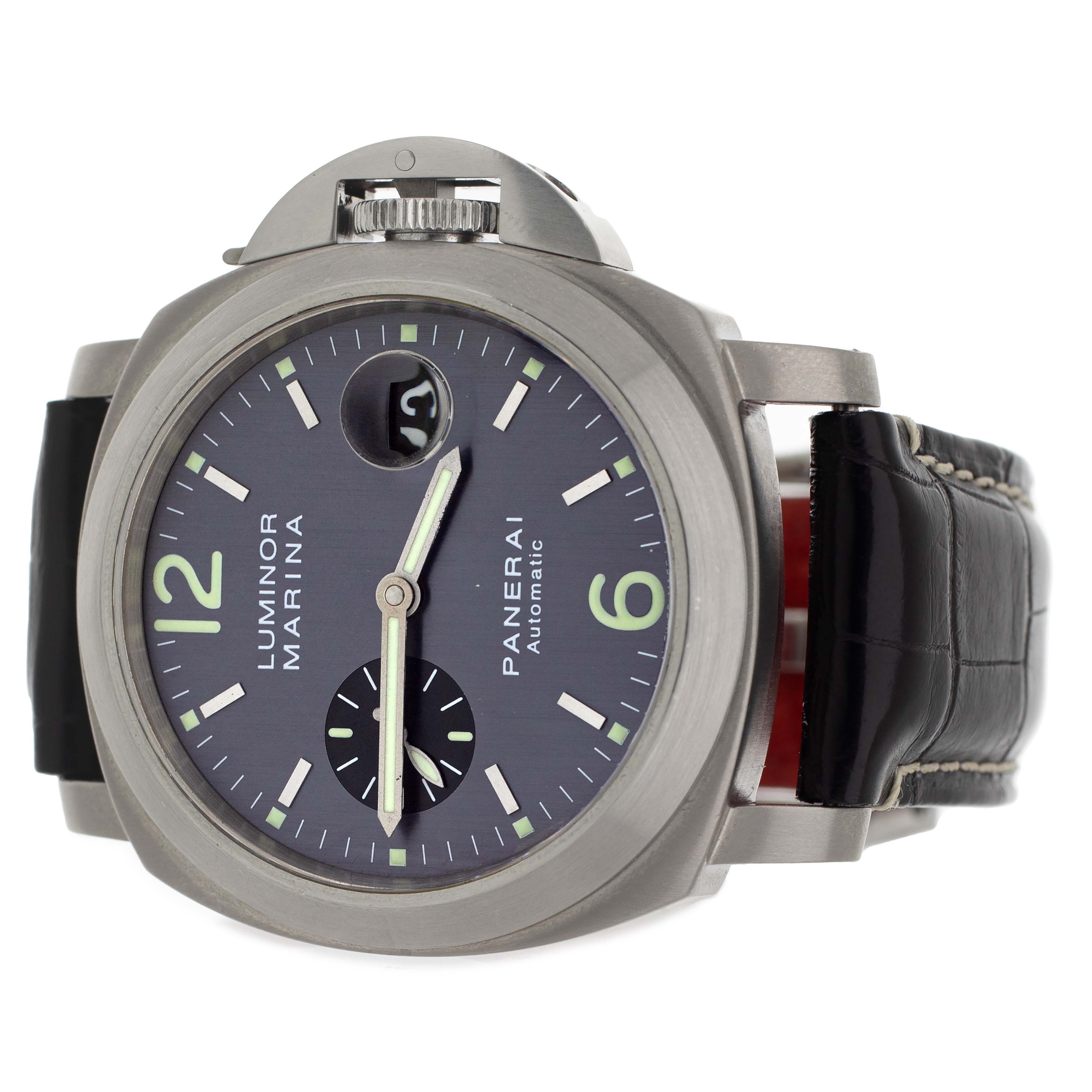 Panerai Luminor Marina Automatic Titanium Gray Dial 44mm PAM00091