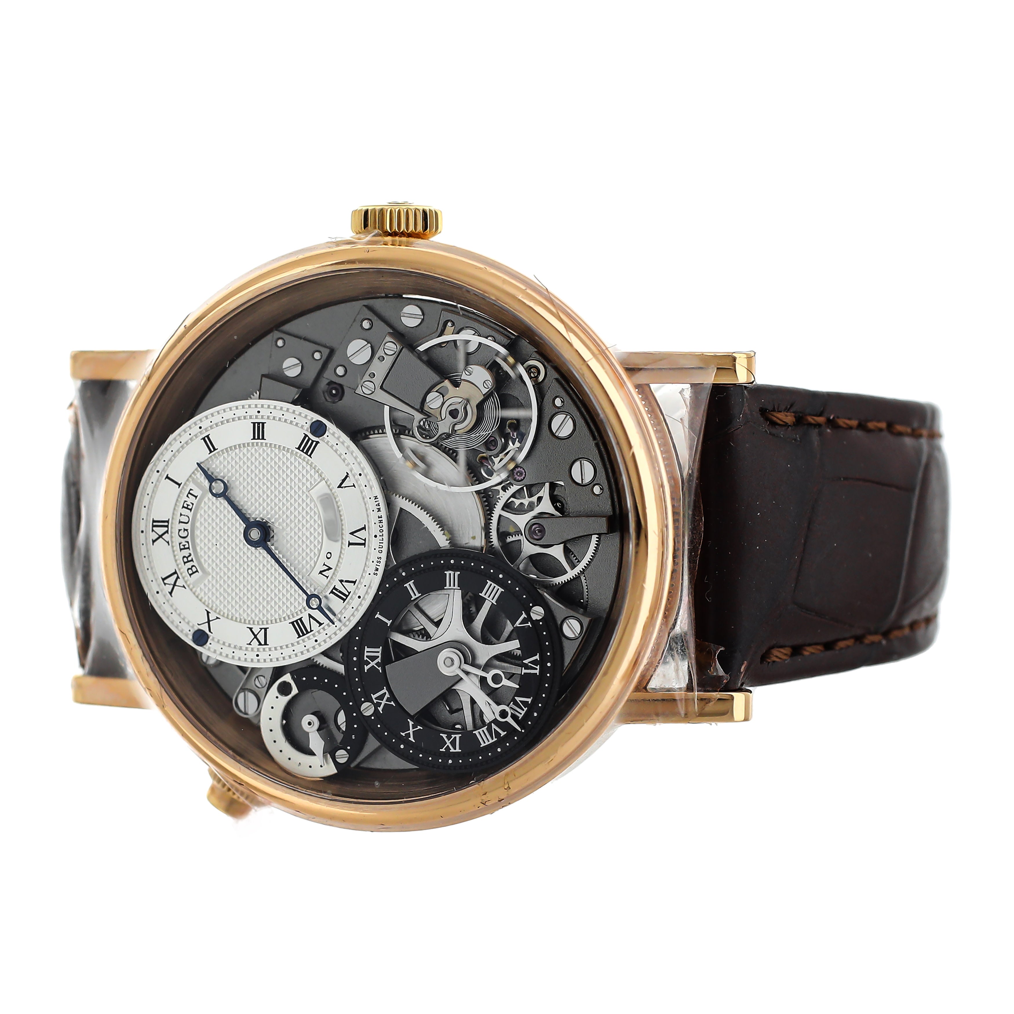 Breguet Tradition GMT Skeleton Rose Gold Manual 40mm 7067BR G1 9W6 Ful