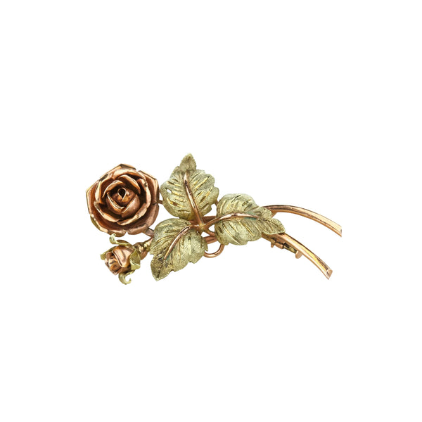 Victorian Handmade Rose Pin