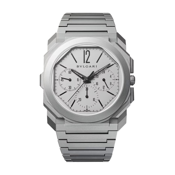 Bulgari Octo Finissimo Watch, 42mm Gray Dial, 103068