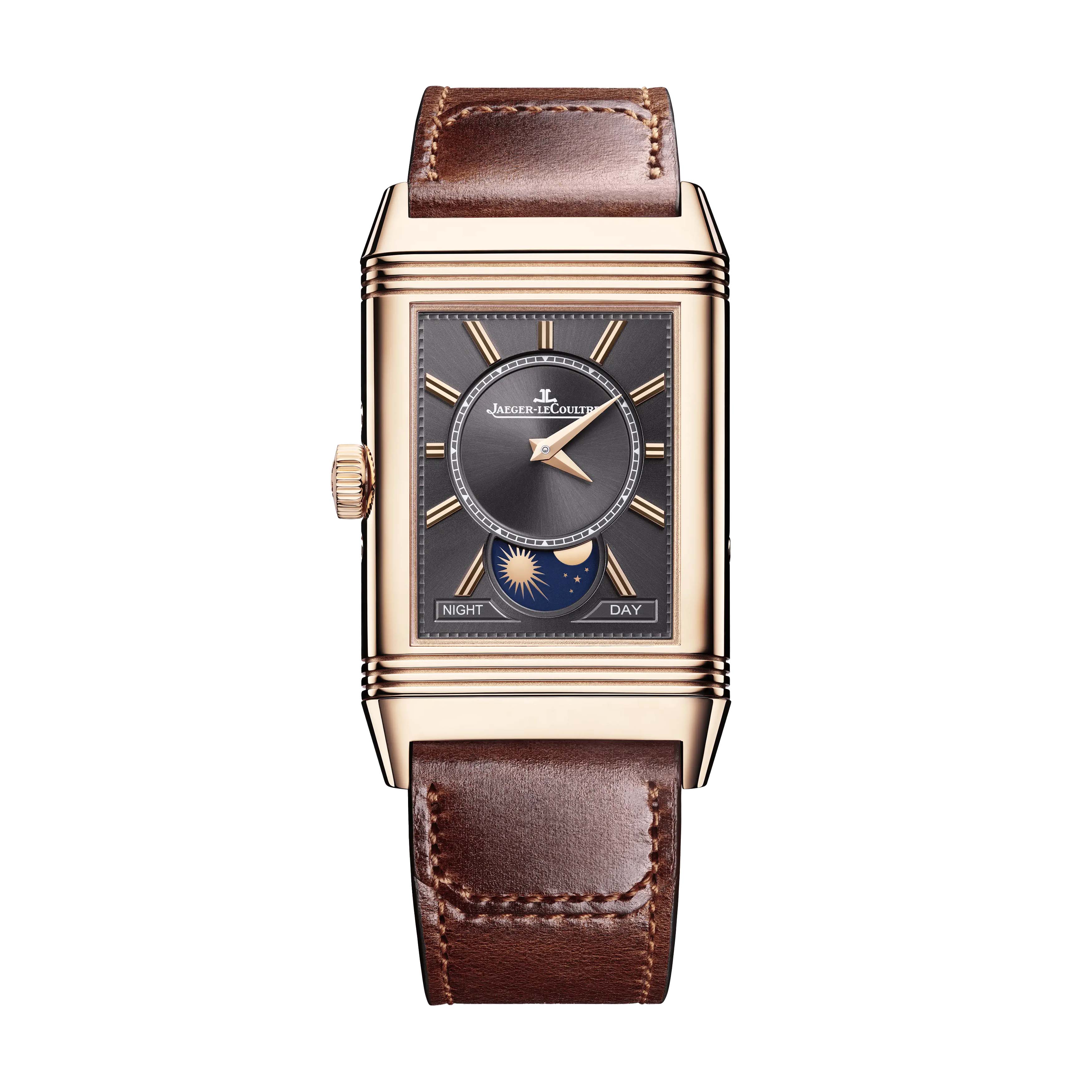 Jaeger-LeCoultre Reverso Tribute Duoface Calendar Watch, 49.4mm Black Dial, Q3912530