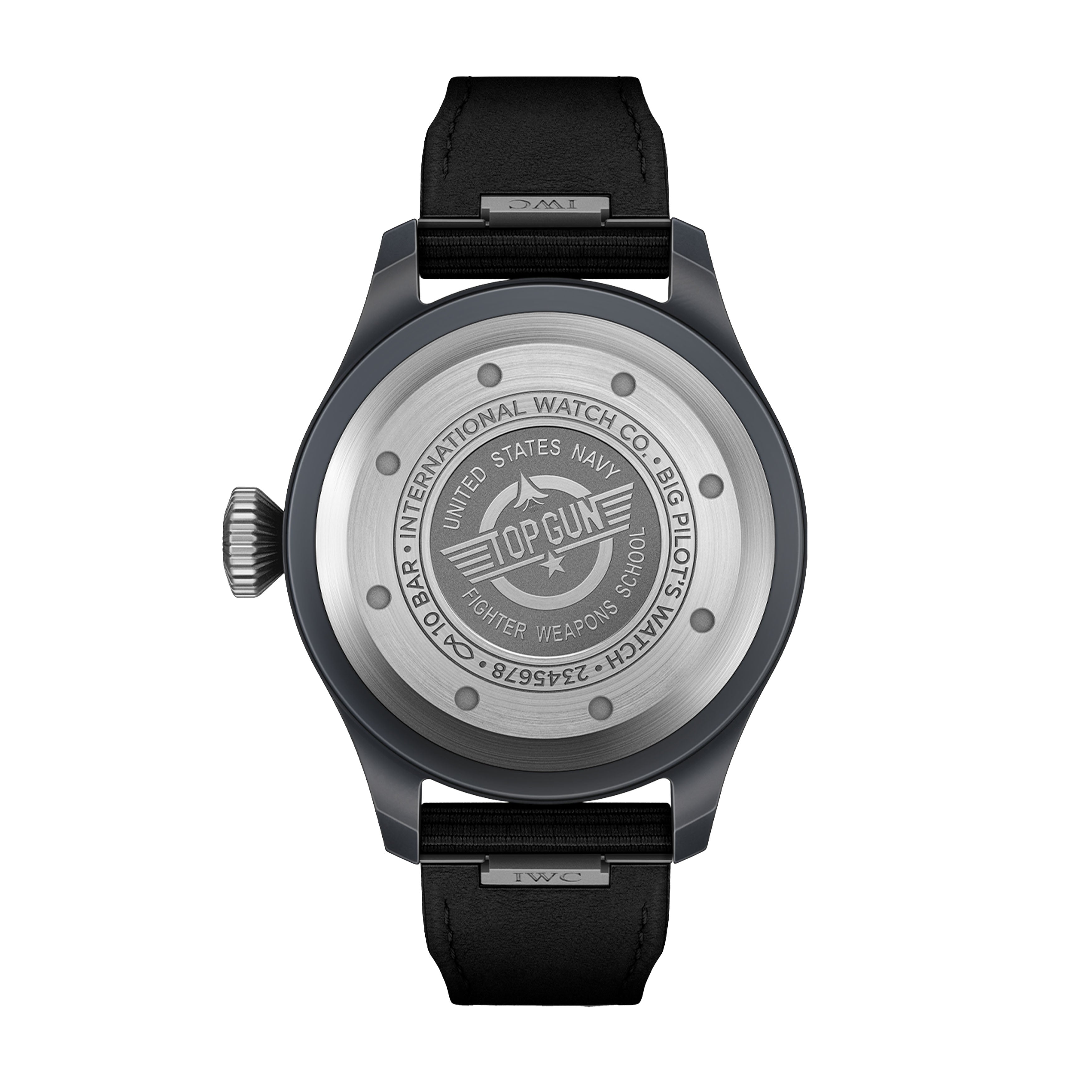 IWC Big Pilot’S Watch 43 Top Gun Watch, 43.8mm Black Dial, IW329801